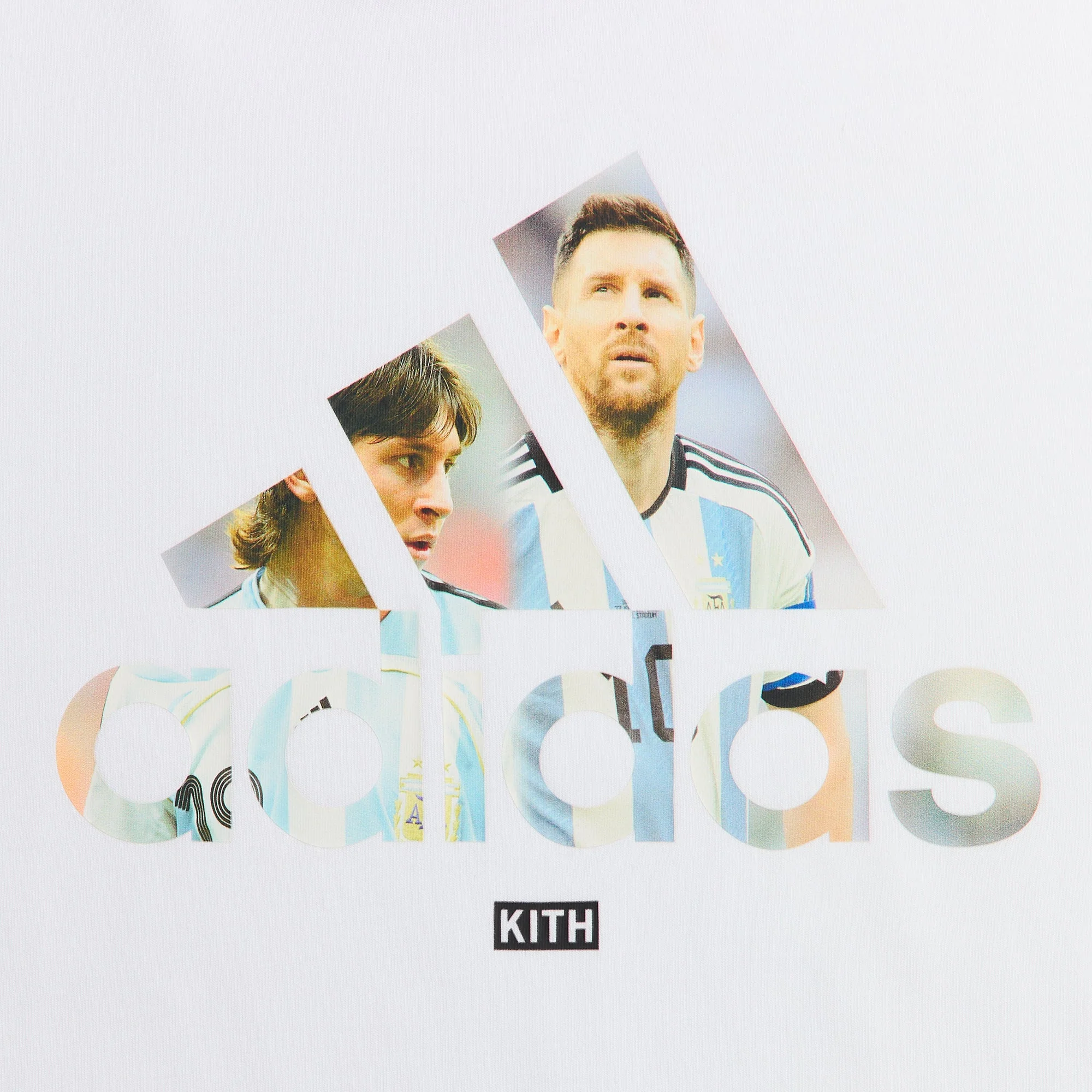 Kith & Messi for adidas Football Graphic Tee - White - Image 3