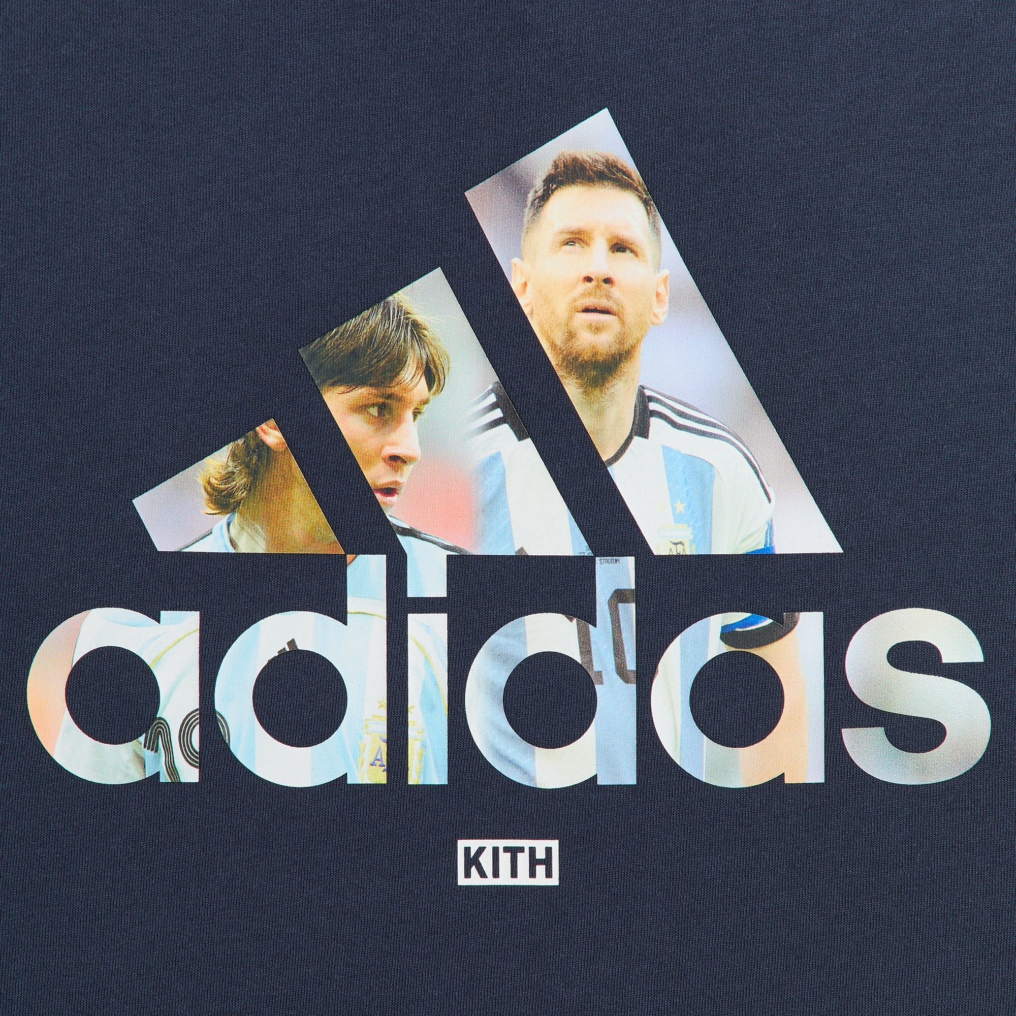 Kith & Messi for adidas Football Graphic Tee - Night Navy - Image 3