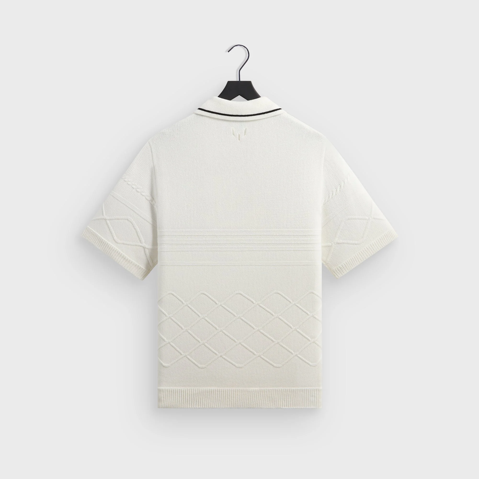 Kith & Messi for adidas Football Knit Polo - White - Image 3