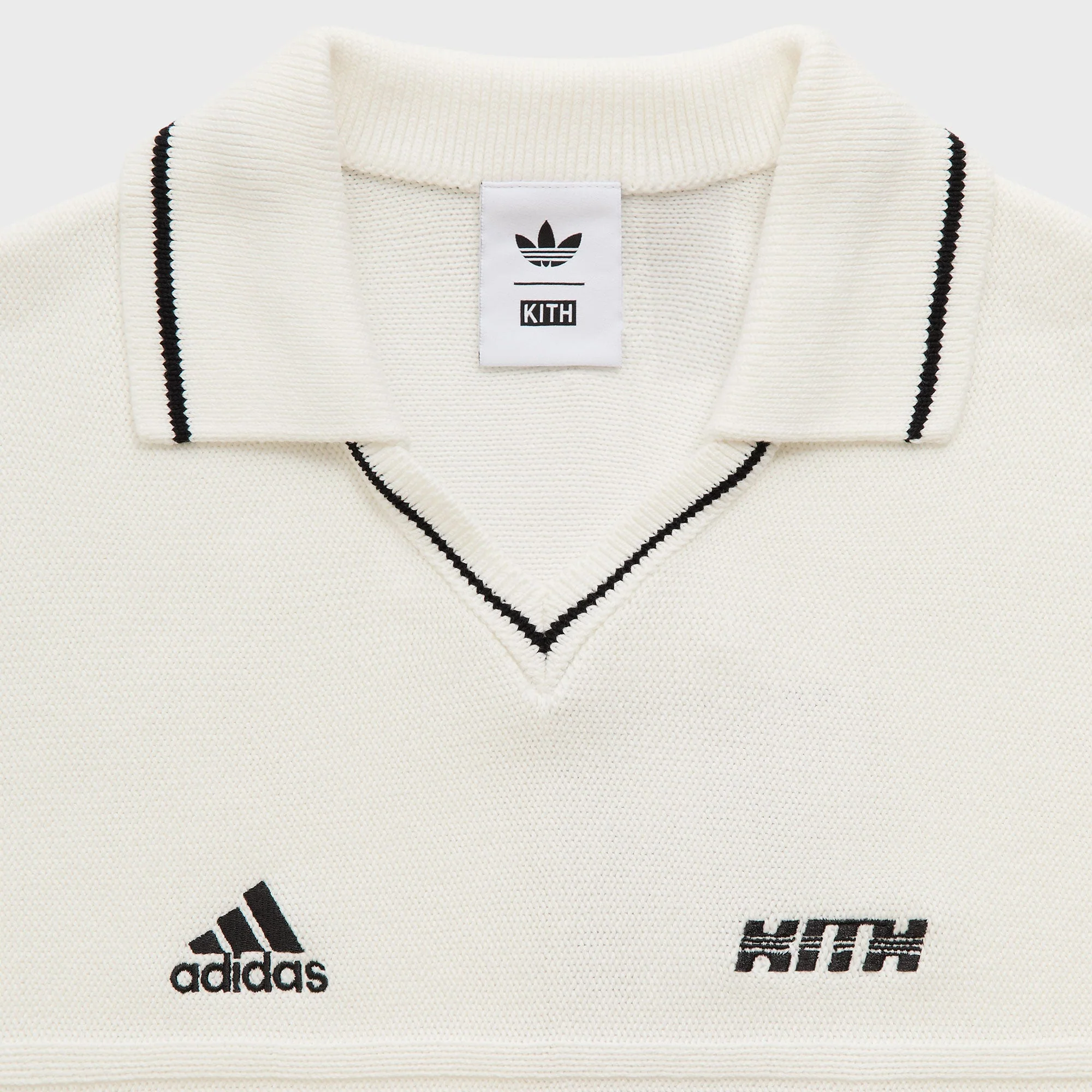 Kith & Messi for adidas Football Knit Polo - White - Image 4