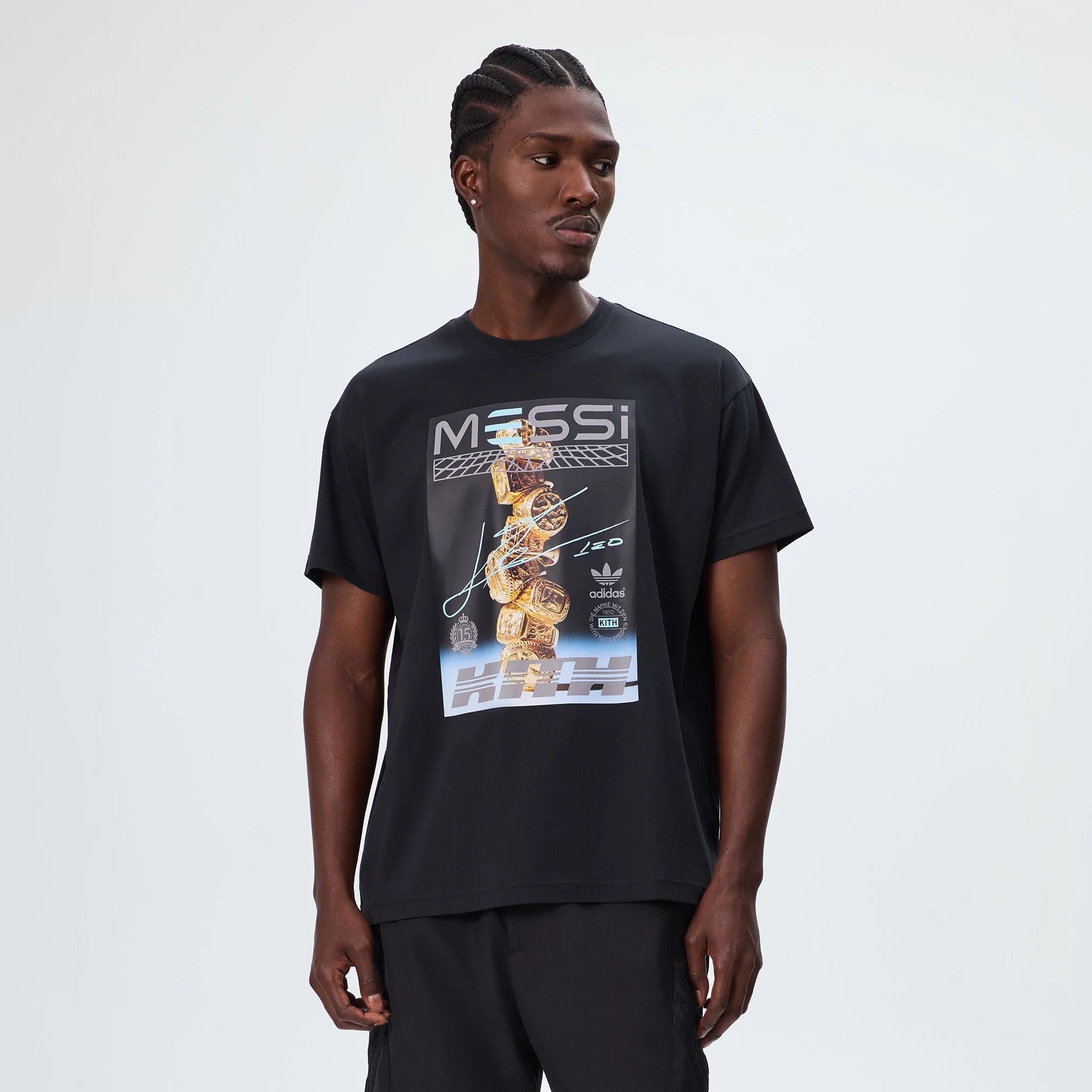 Kith & Messi for adidas Football Graphic Tee - Black - Image 2