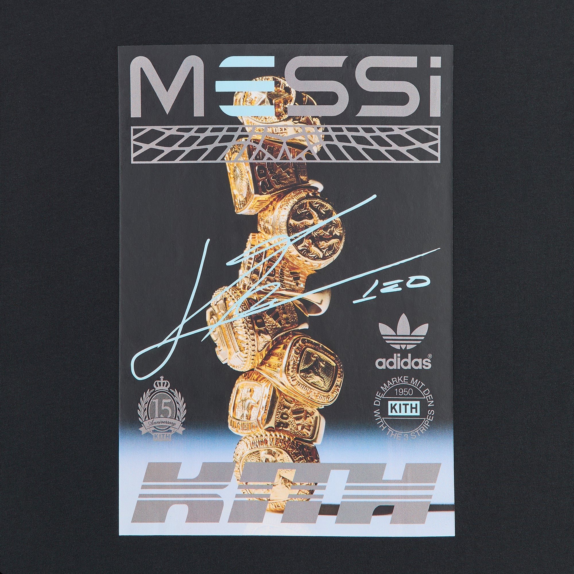 Kith & Messi for adidas Football Graphic Tee - Black - Image 3