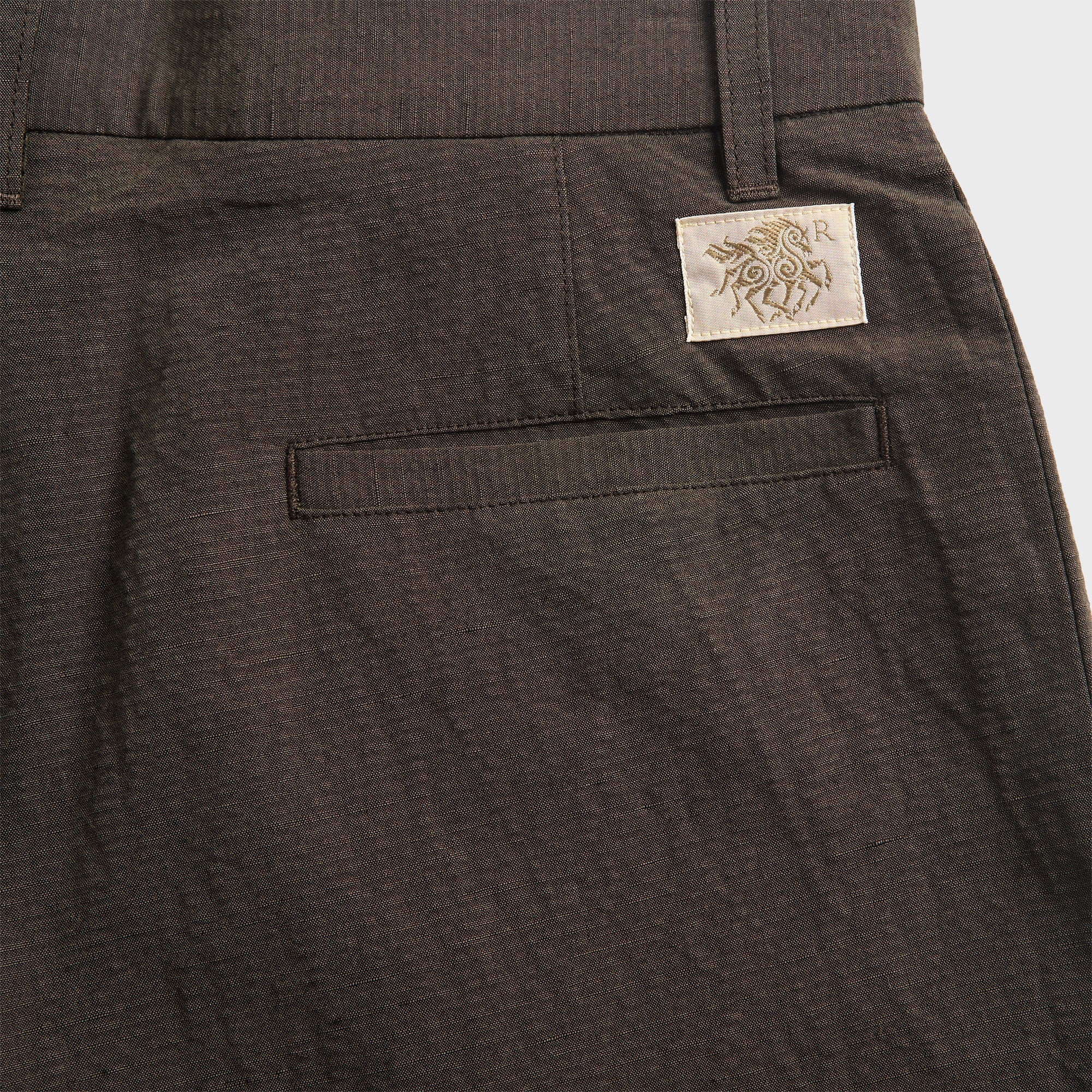 Ranra Fold Tailored Pant - Black Coffee - Image 3