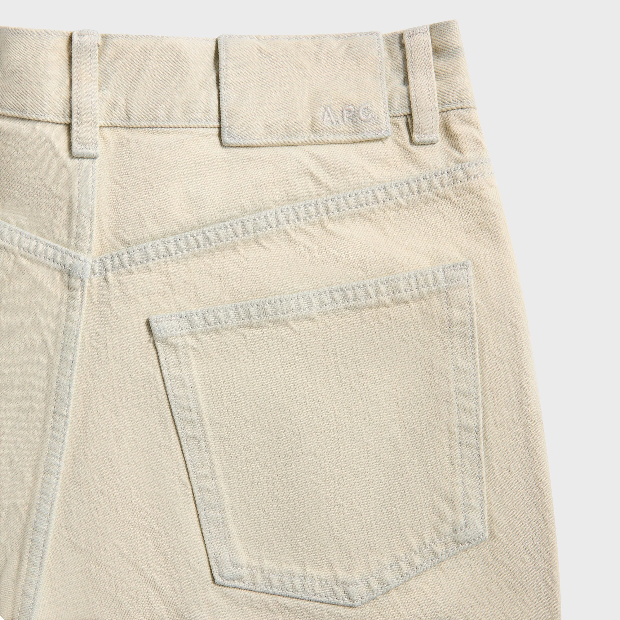 A.P.C. Clyde Homme Jean - Bleached Out - Image 3