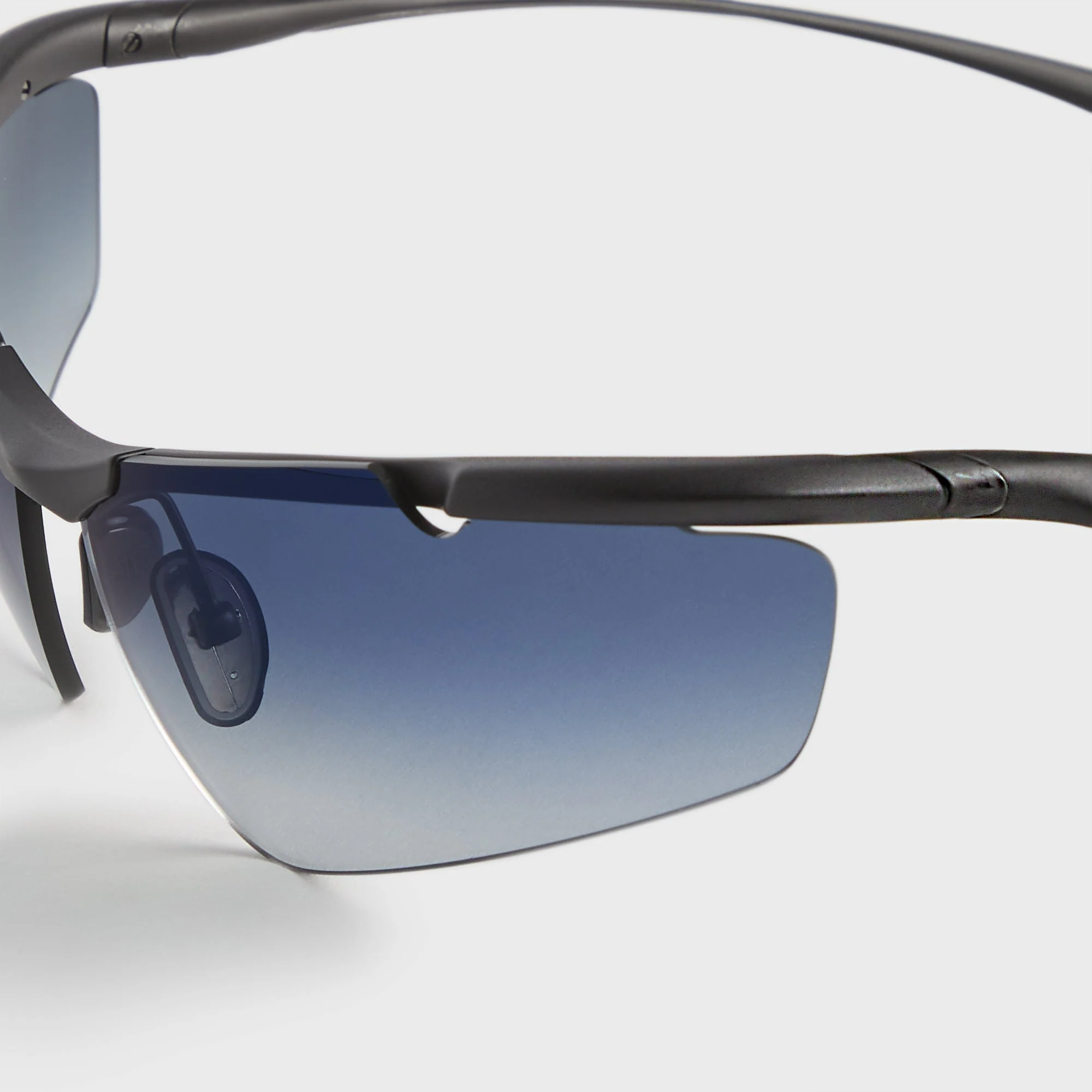 Balenciaga BB0462S Metal Sunglasses - Ruthenium / Blue - Image 3