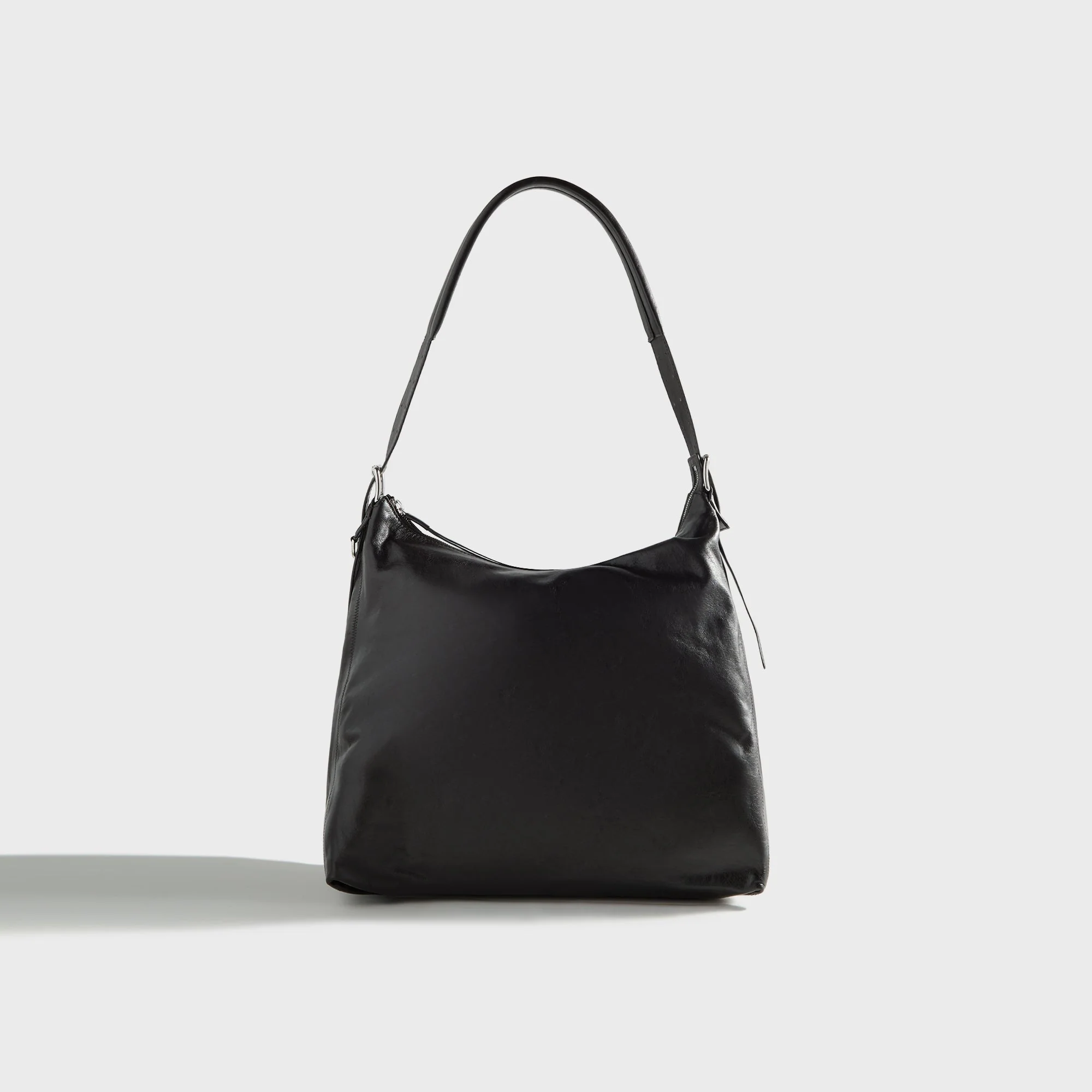 Lemaire Belted Hobo Bag - Dark Chocolate