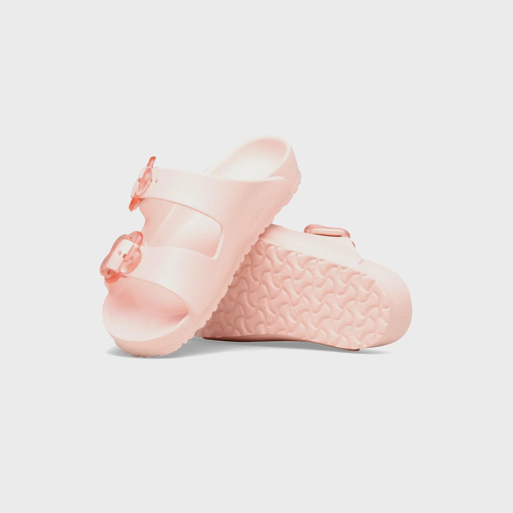 Birkenstock Kids Arizona EVA Flower Buckle - Light Rose - Image 4