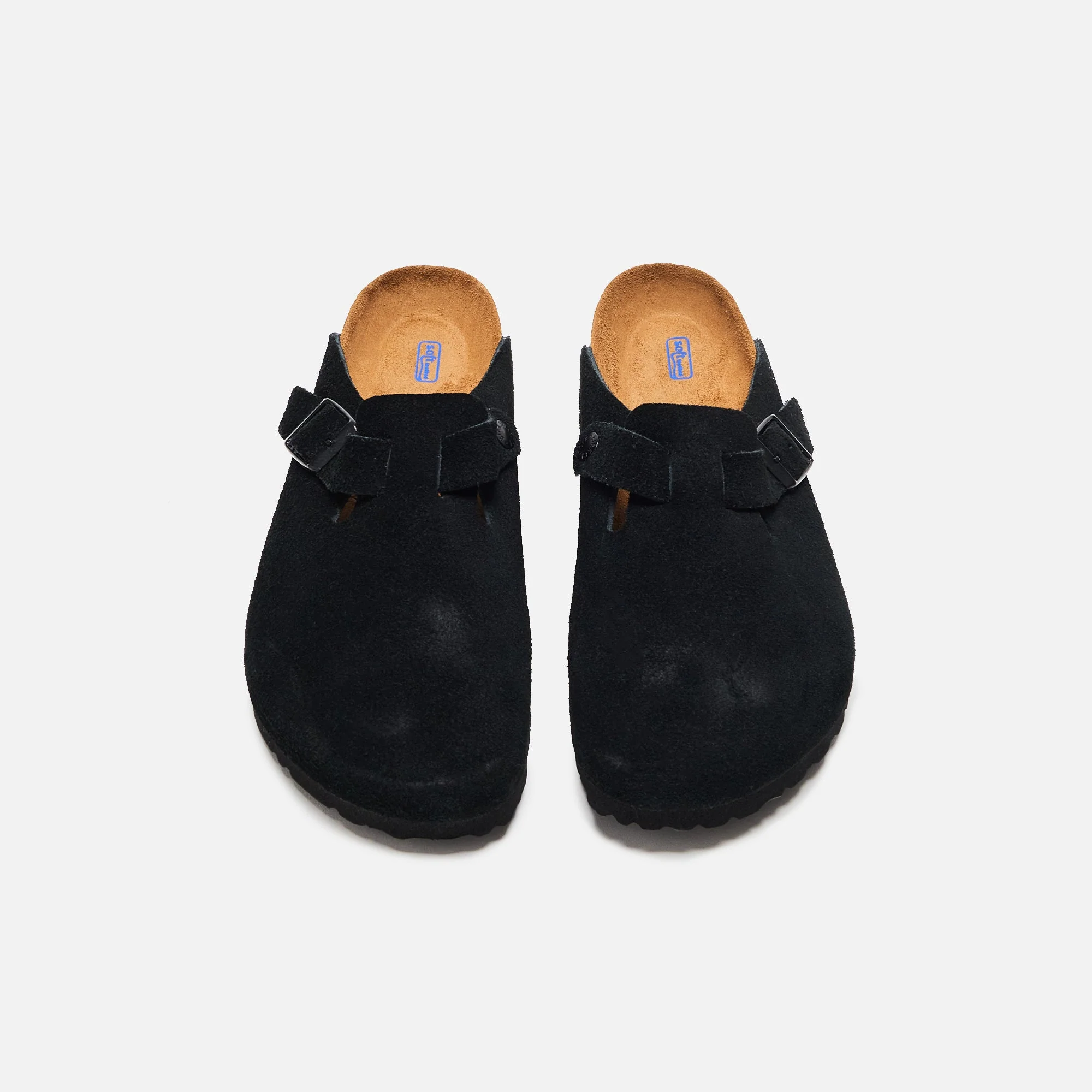 Birkenstock Boston Soft Footbed - Black Suede - Image 5