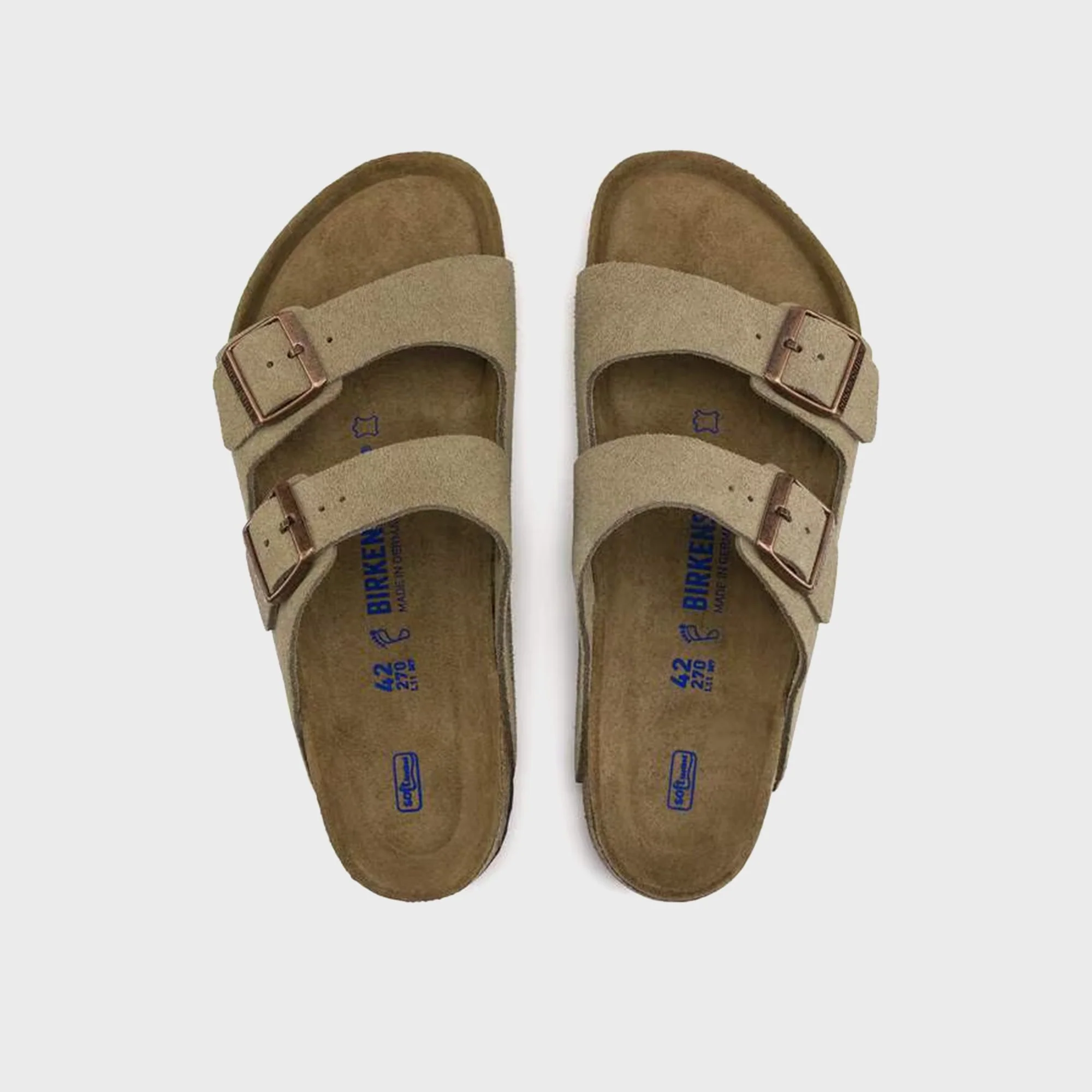 Birkenstock Arizona Soft Footbed Suede - Taupe - Image 3