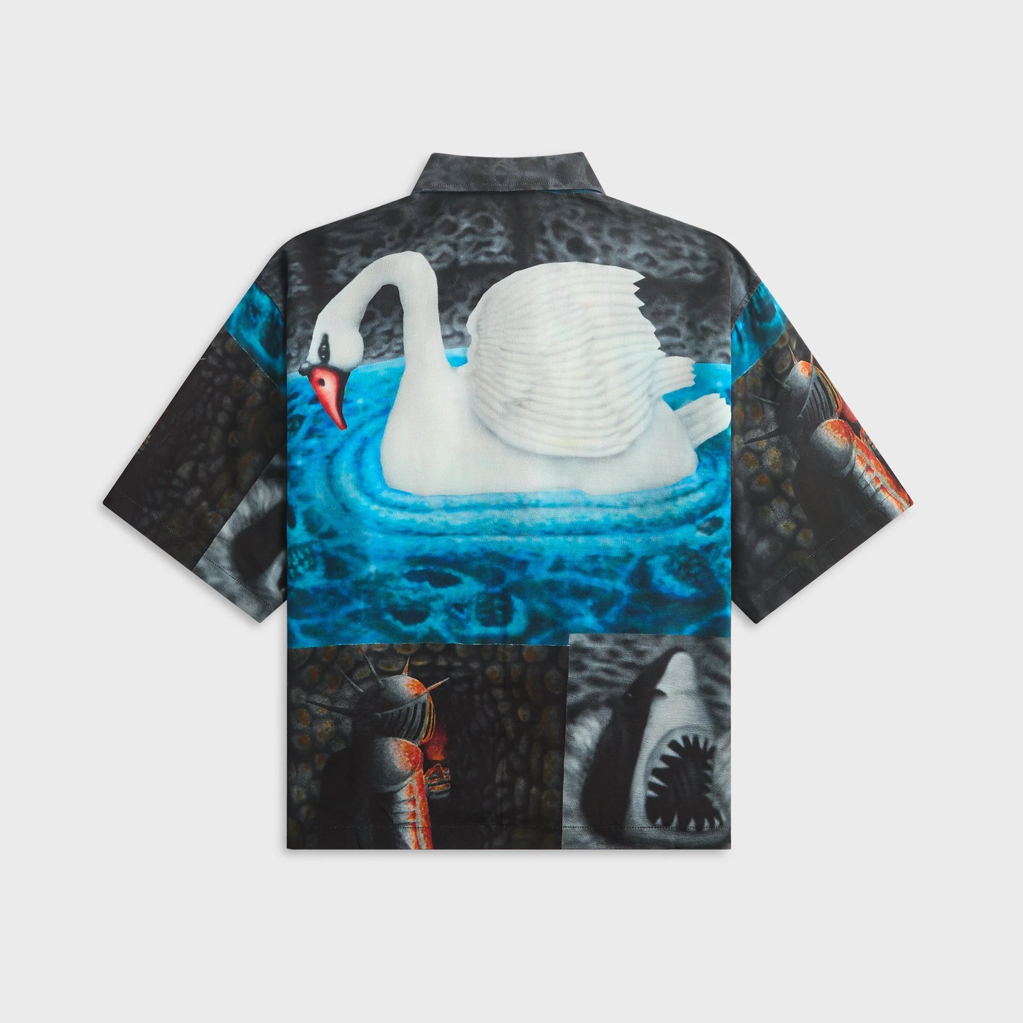 Brain Dead Copia Short Sleeve Button Down Shirt - Black Multi - Image 2