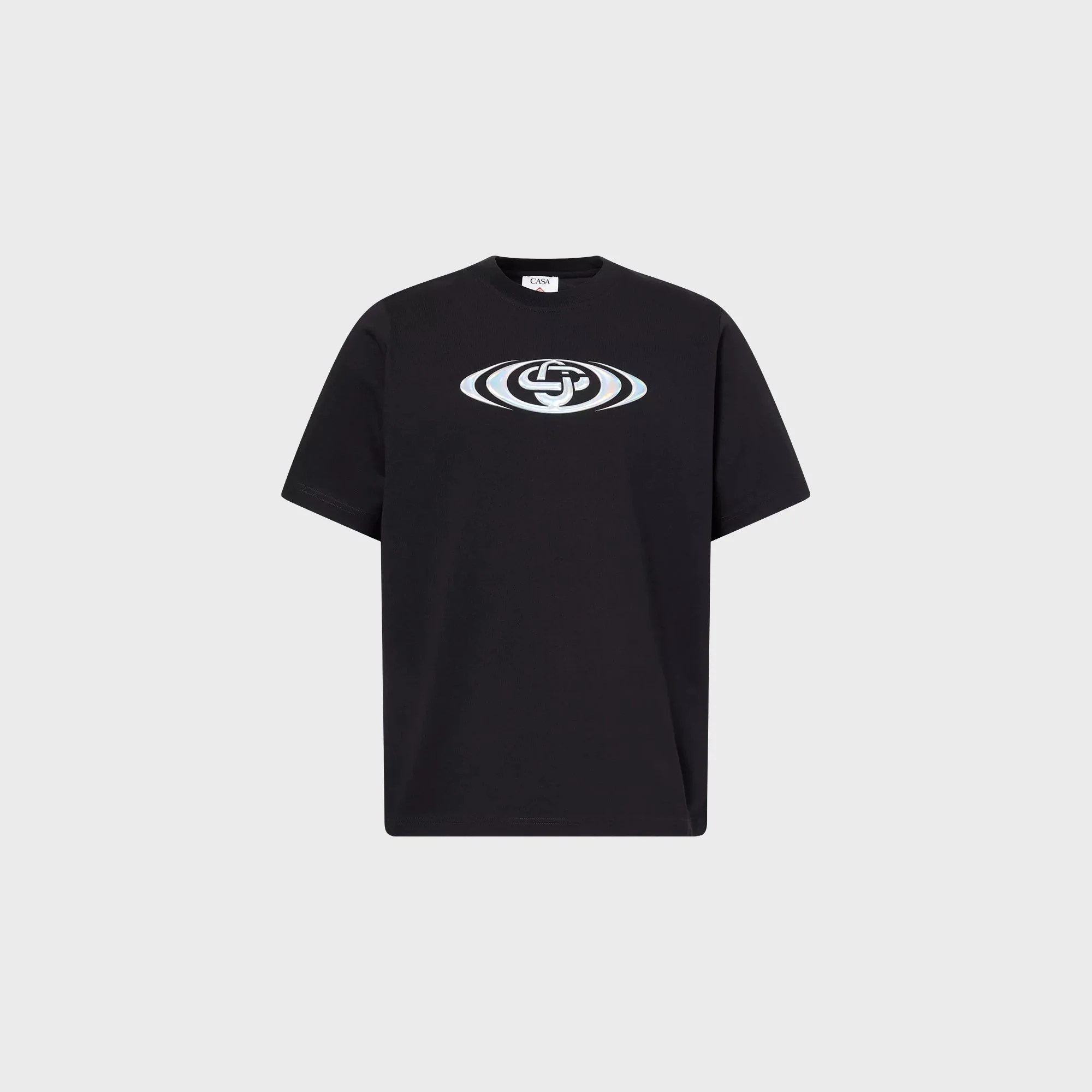 Casablanca Warped Logo Classic Tee - Black