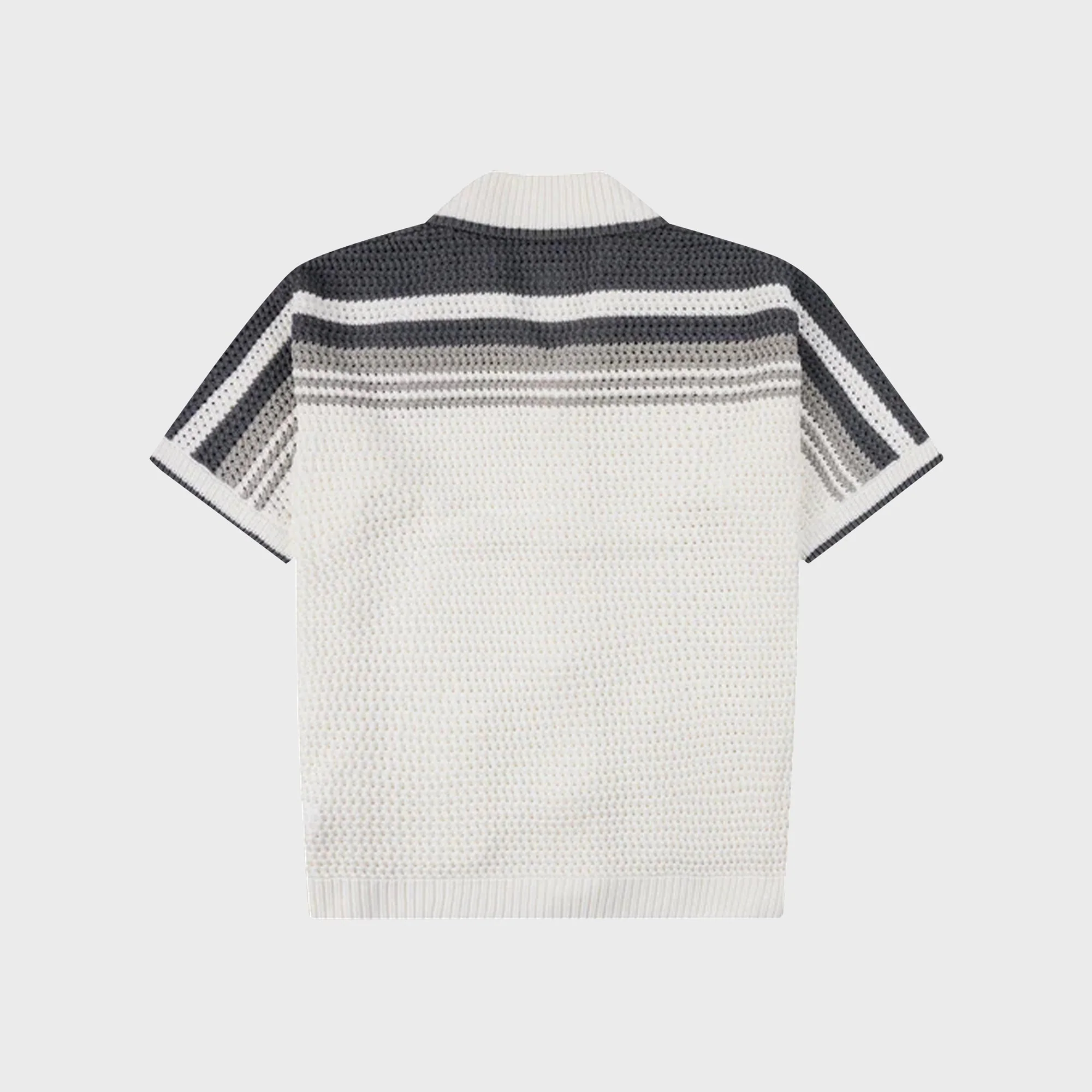 Casablanca Crochet Shirt - White / Grey - Image 2