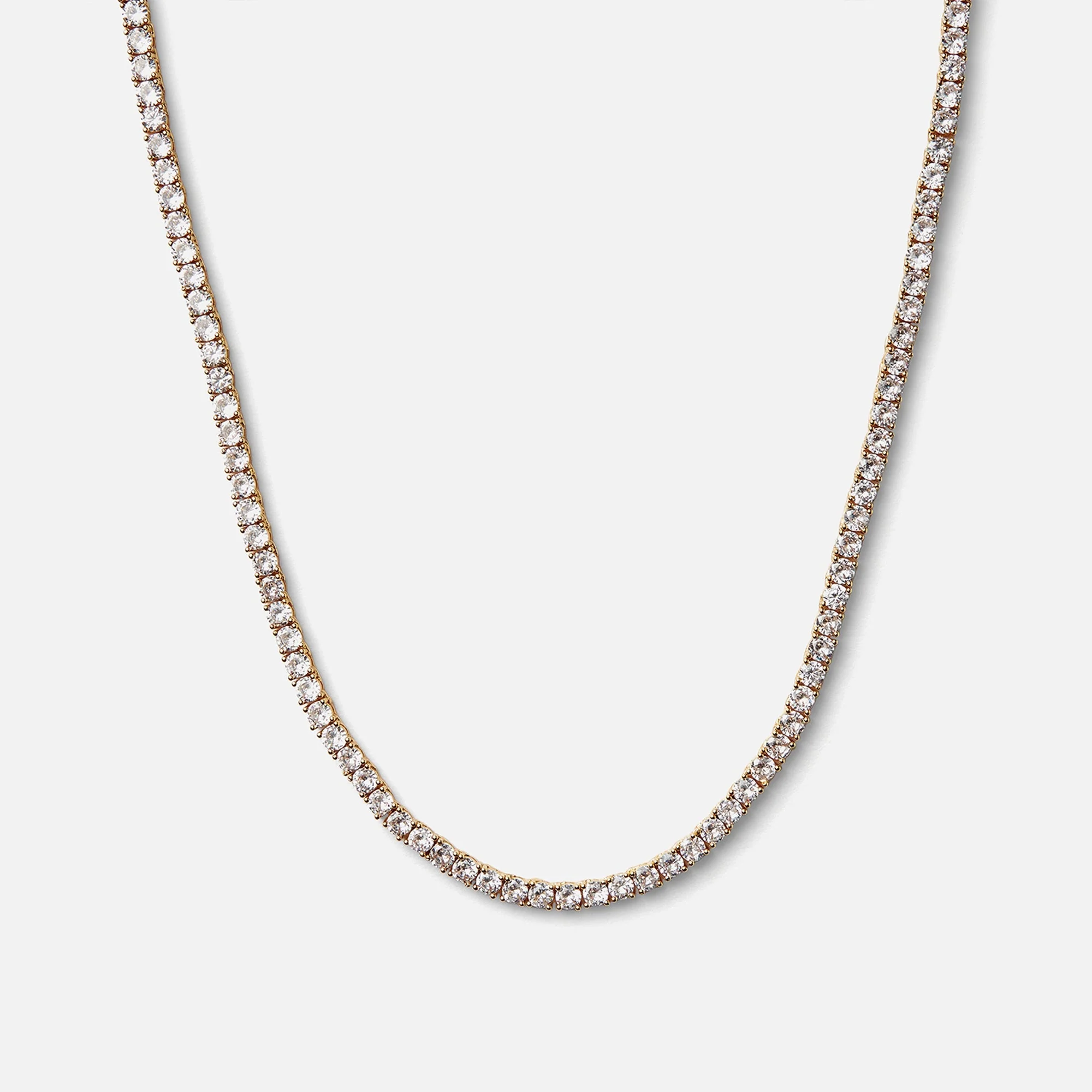 Crystal Haze Serena Necklace Clear - Gold - Image 2