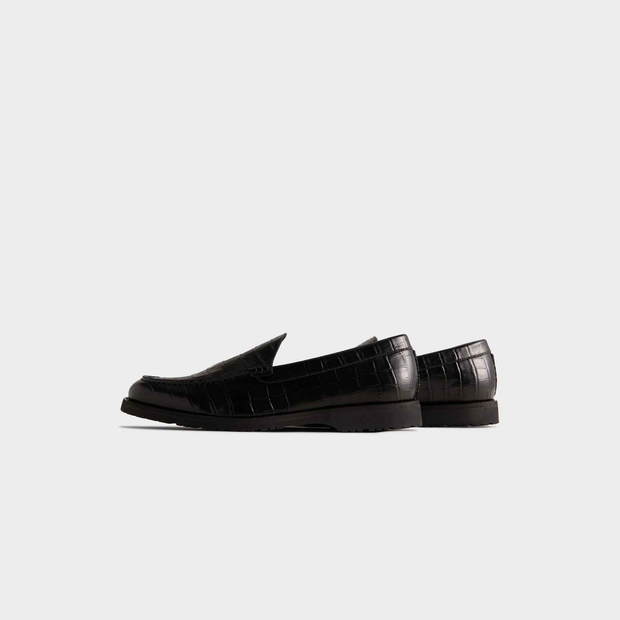 8th St by Ronnie Fieg for Clarks Originals Bristol Loafer - Black Croc - Image 4