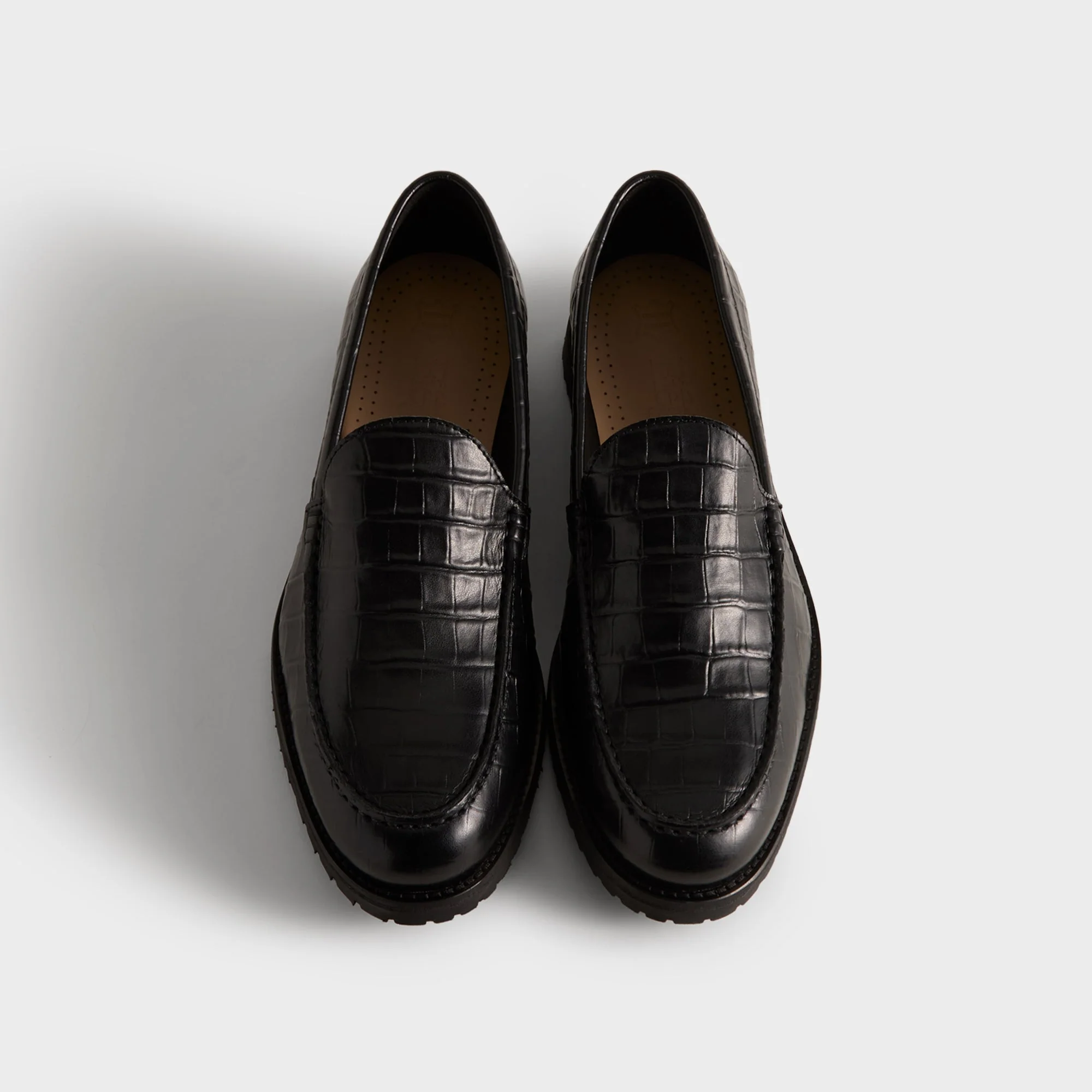 8th St by Ronnie Fieg for Clarks Originals Bristol Loafer - Black Croc - Image 6