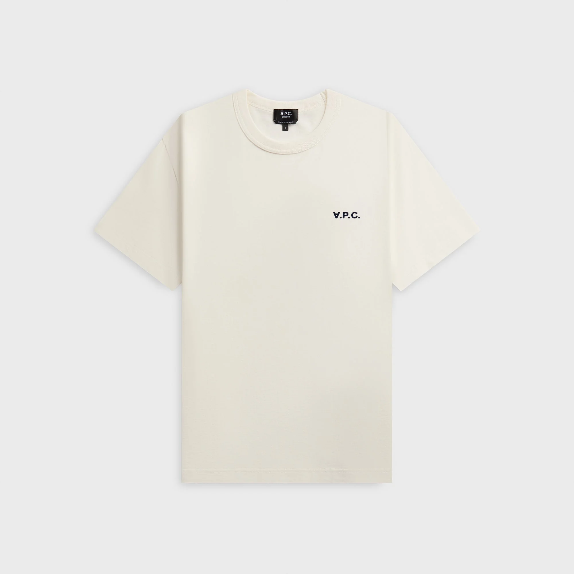 A.P.C. Tee Boxy Petit VPC - White / Dark Navy