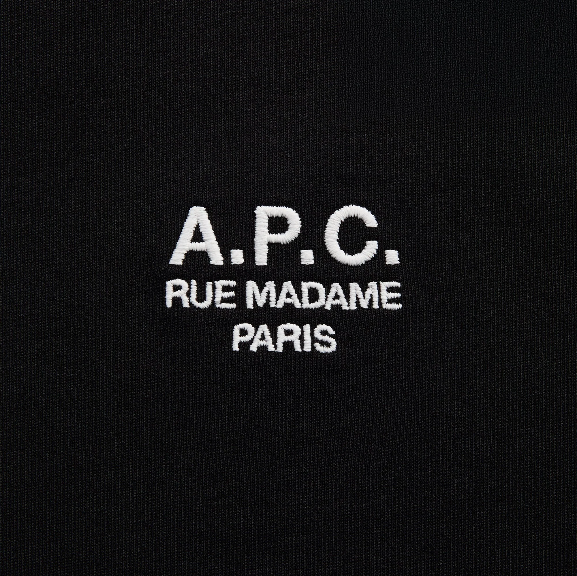A.P.C. Rue Madame Tee - Black - Image 3