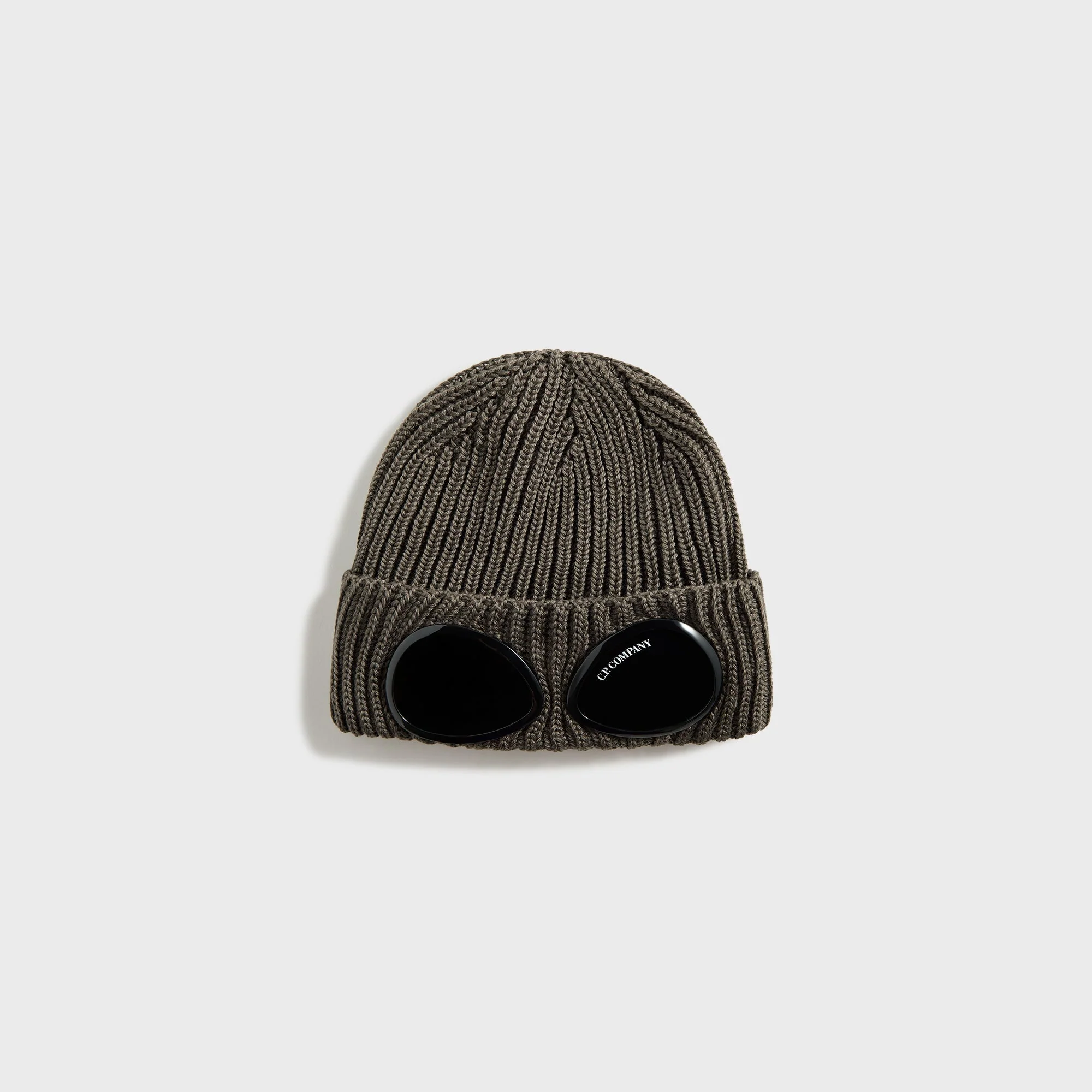 C.P. Company Accessories Knit Cap In Extrafine Merino Wool - Walnut