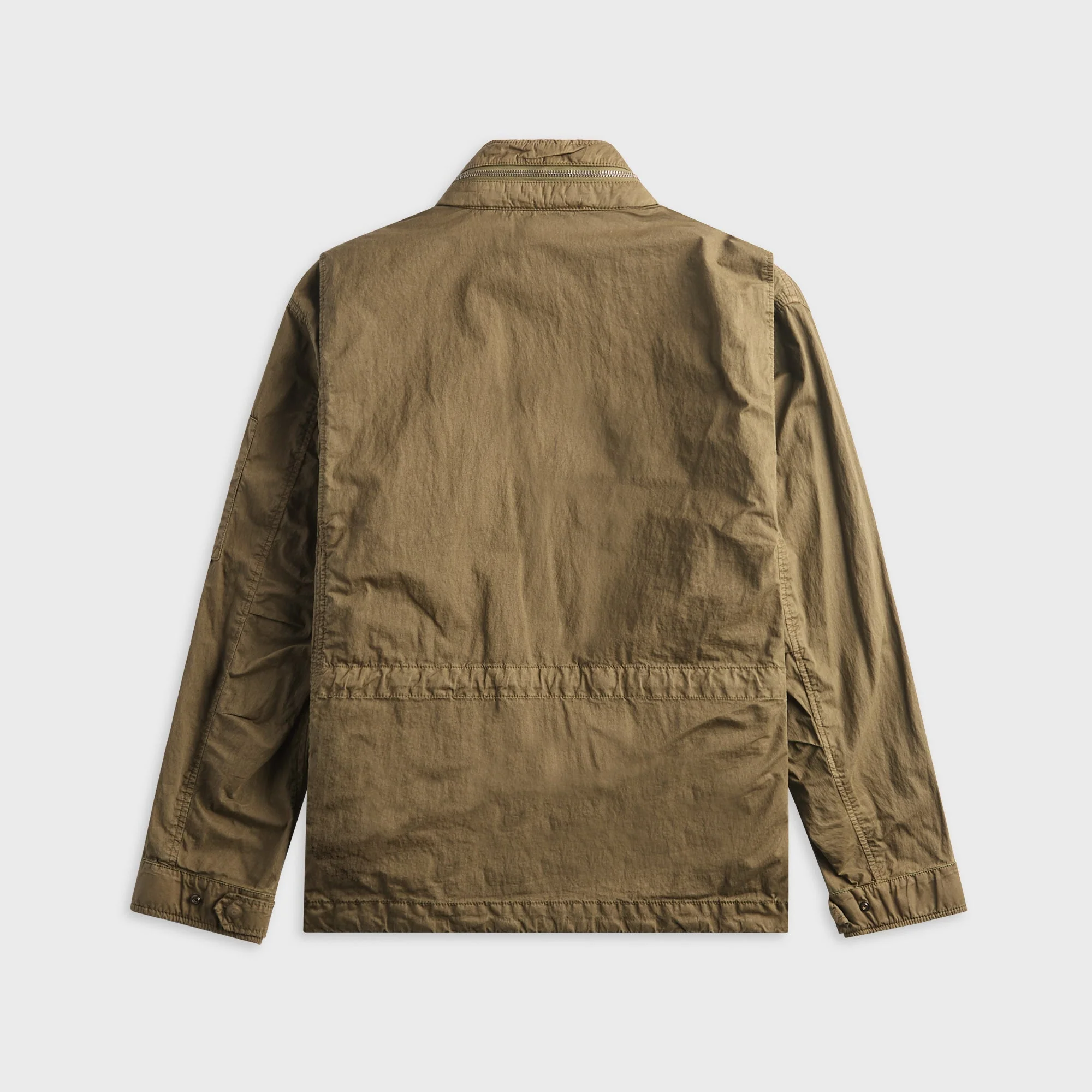 C.P. Company 50 Fili Wax Field Jacket - Dried Herb - Image 2