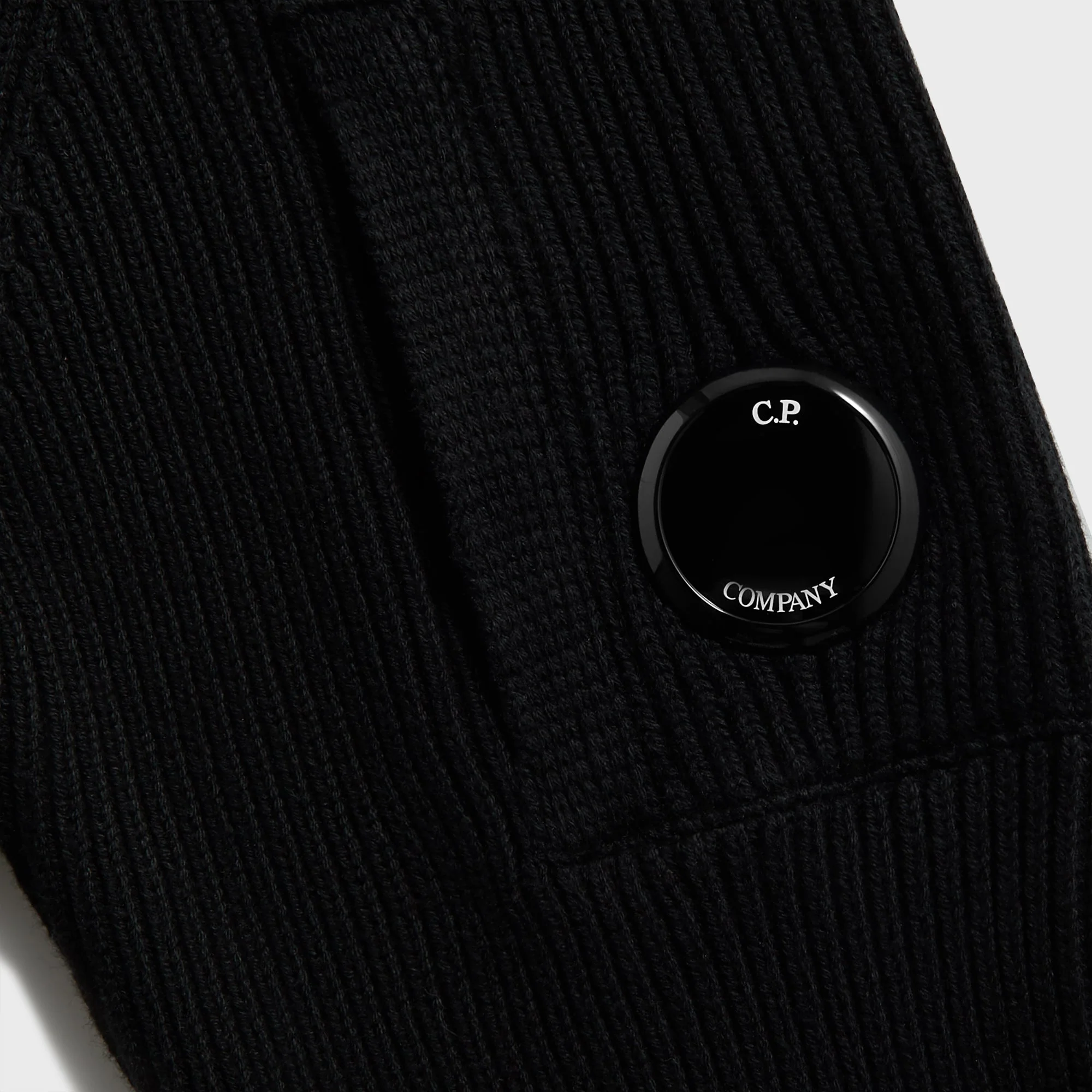 C.P. Company Knitwear Crew Neck -  Black - Image 3