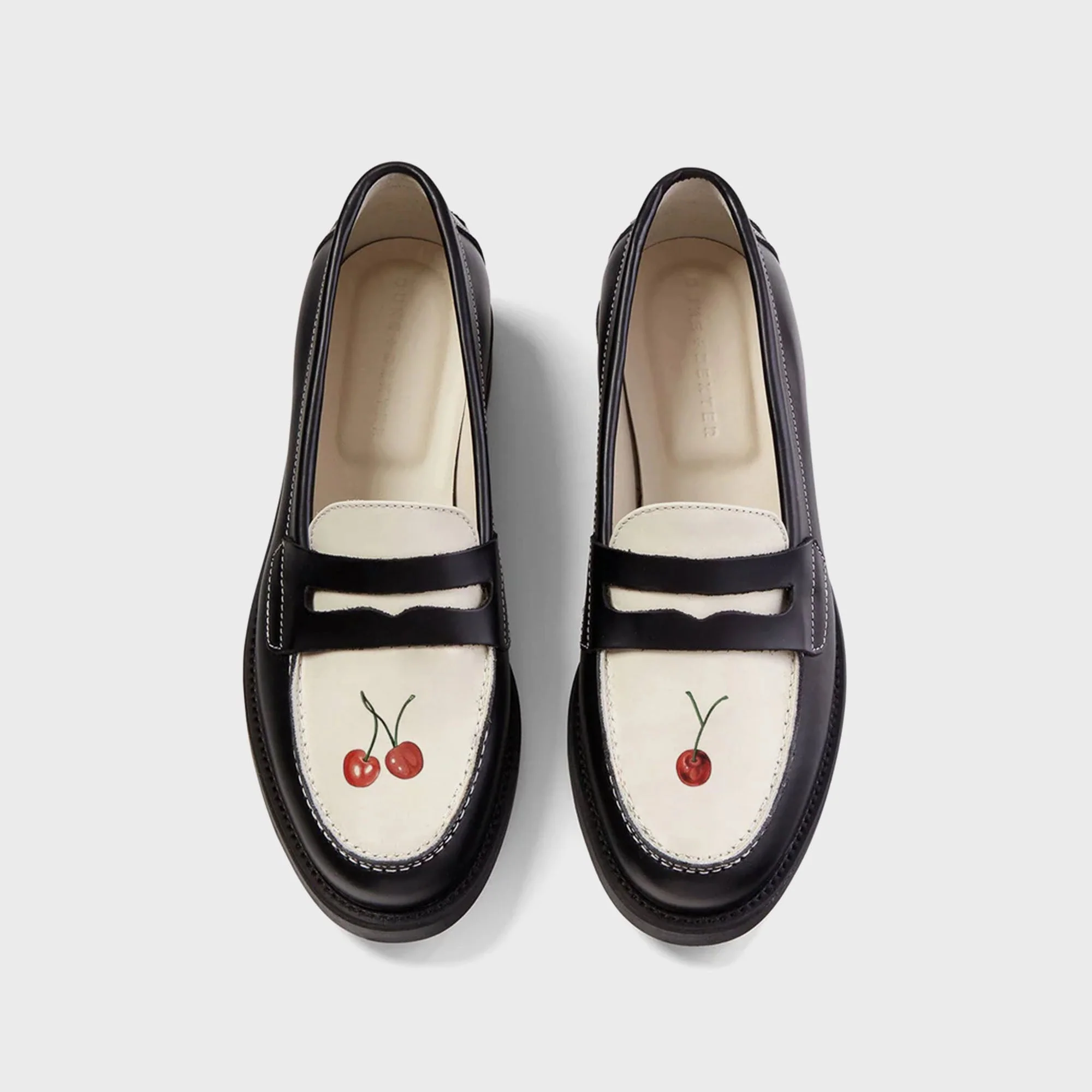 DUKE + DEXTER WMNS Wilde NY Cherry Penny Loafer - NY Cherry - Image 3