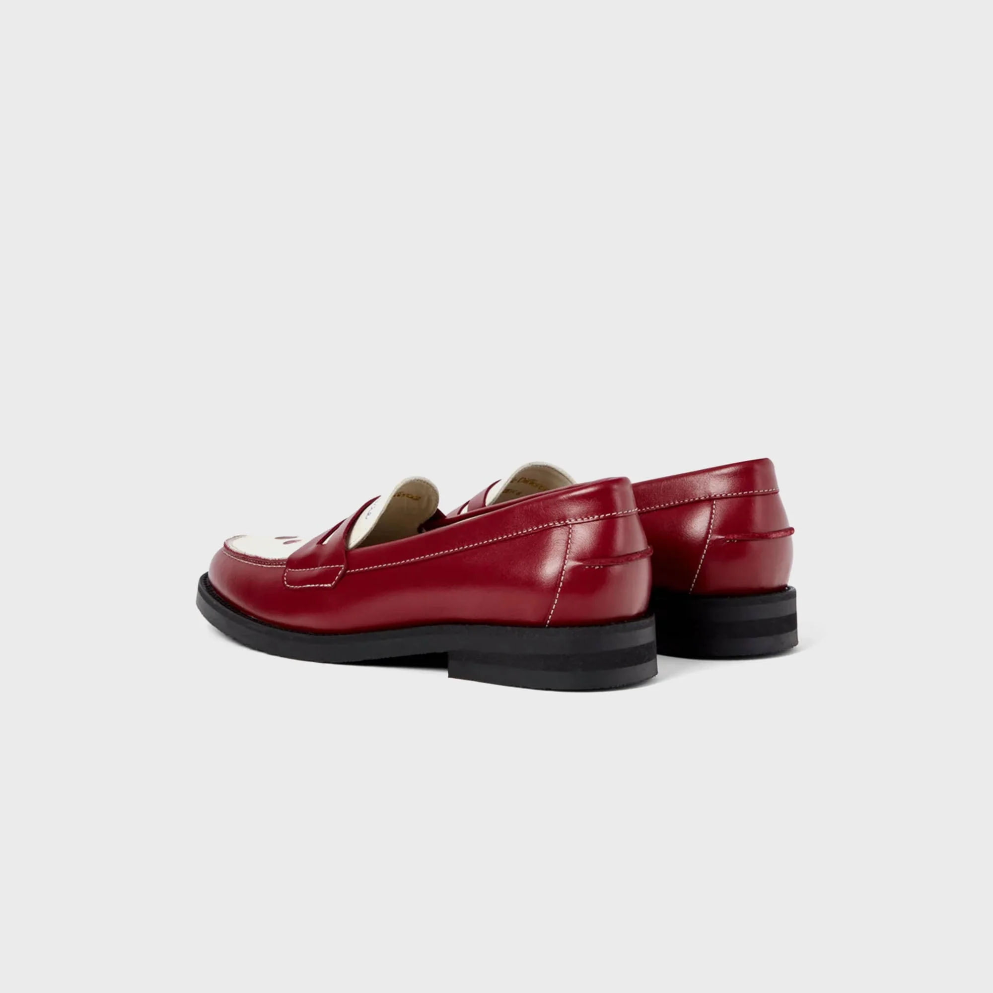 DUKE + DEXTER WMNS Wilde Penny Loafer - Cherry Red - Image 5