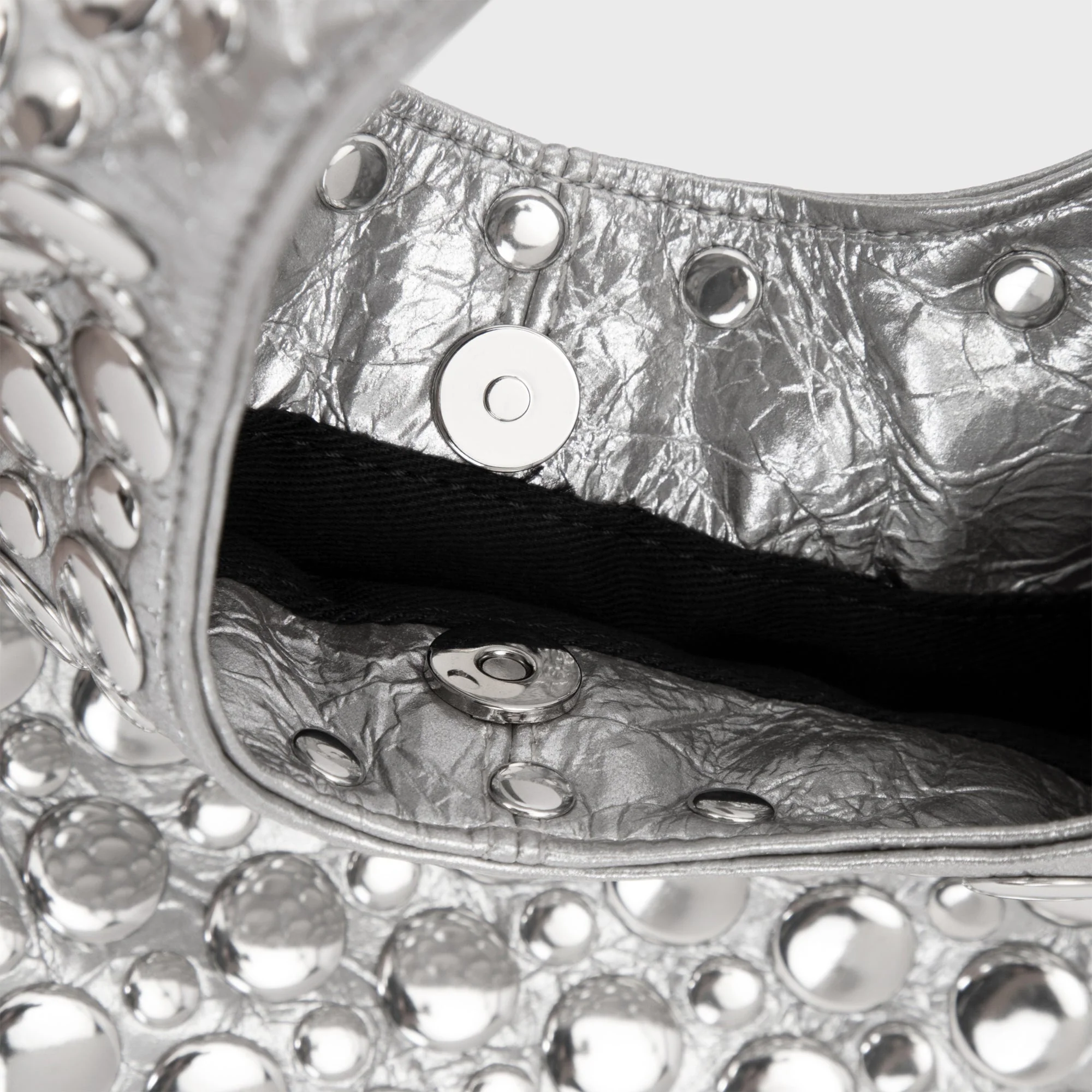 DOTTHZ Delilah Mini Bag - Metallic Silver - Image 3