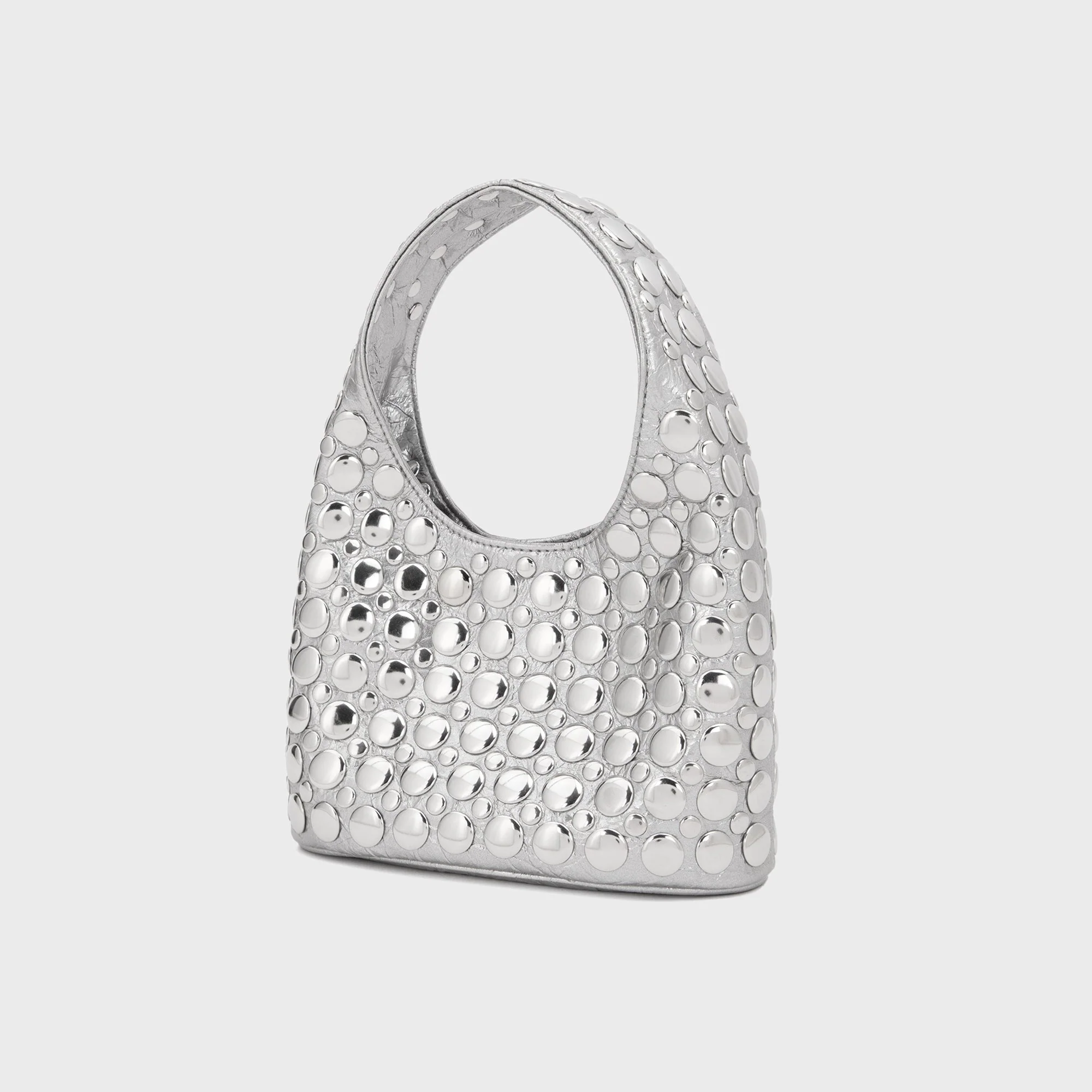 DOTTHZ Delilah Mini Bag - Metallic Silver - Image 4