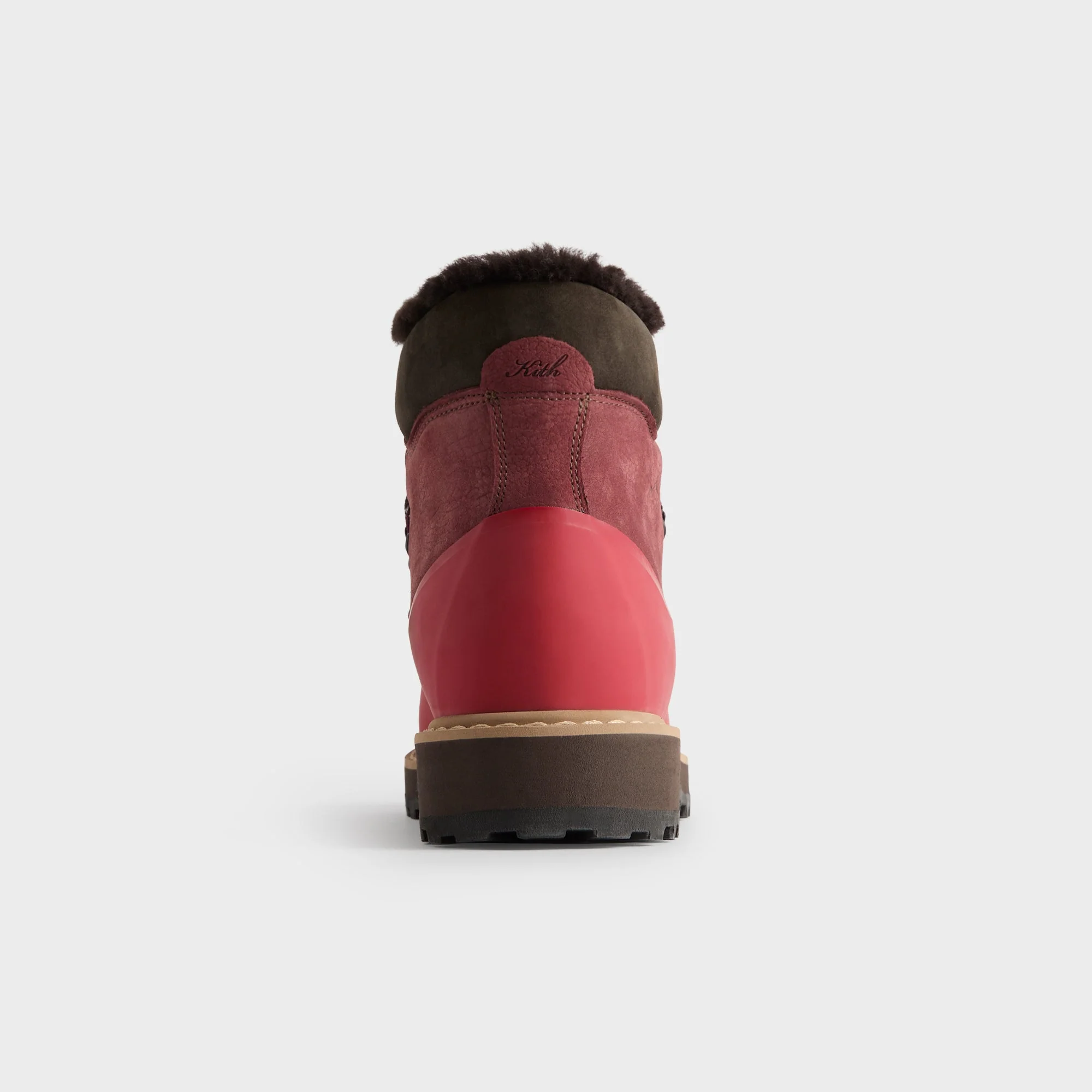 Ronnie Fieg for Diemme Roccia Vet Gomma Shearling - Bordeaux - Image 9