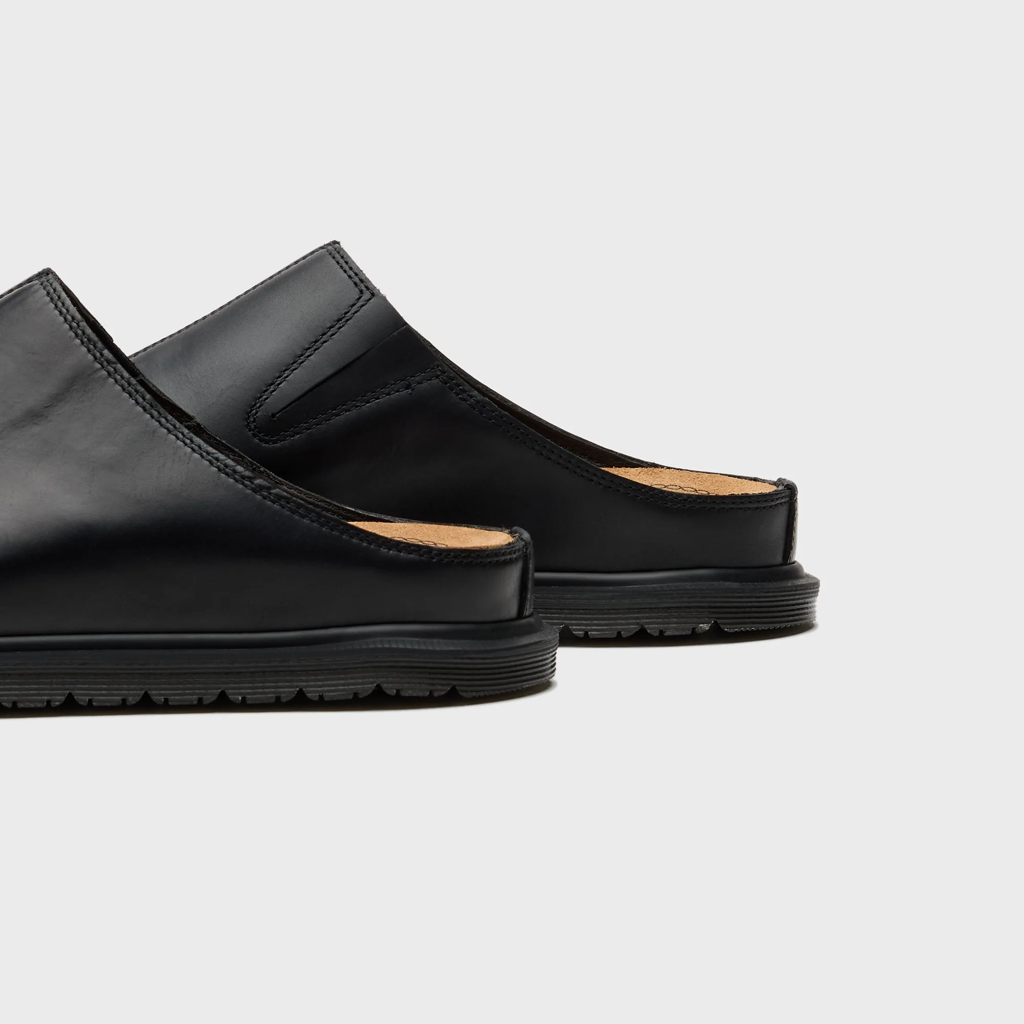 Dr. Martens San Leather Mule - Black Orleans - Image 3