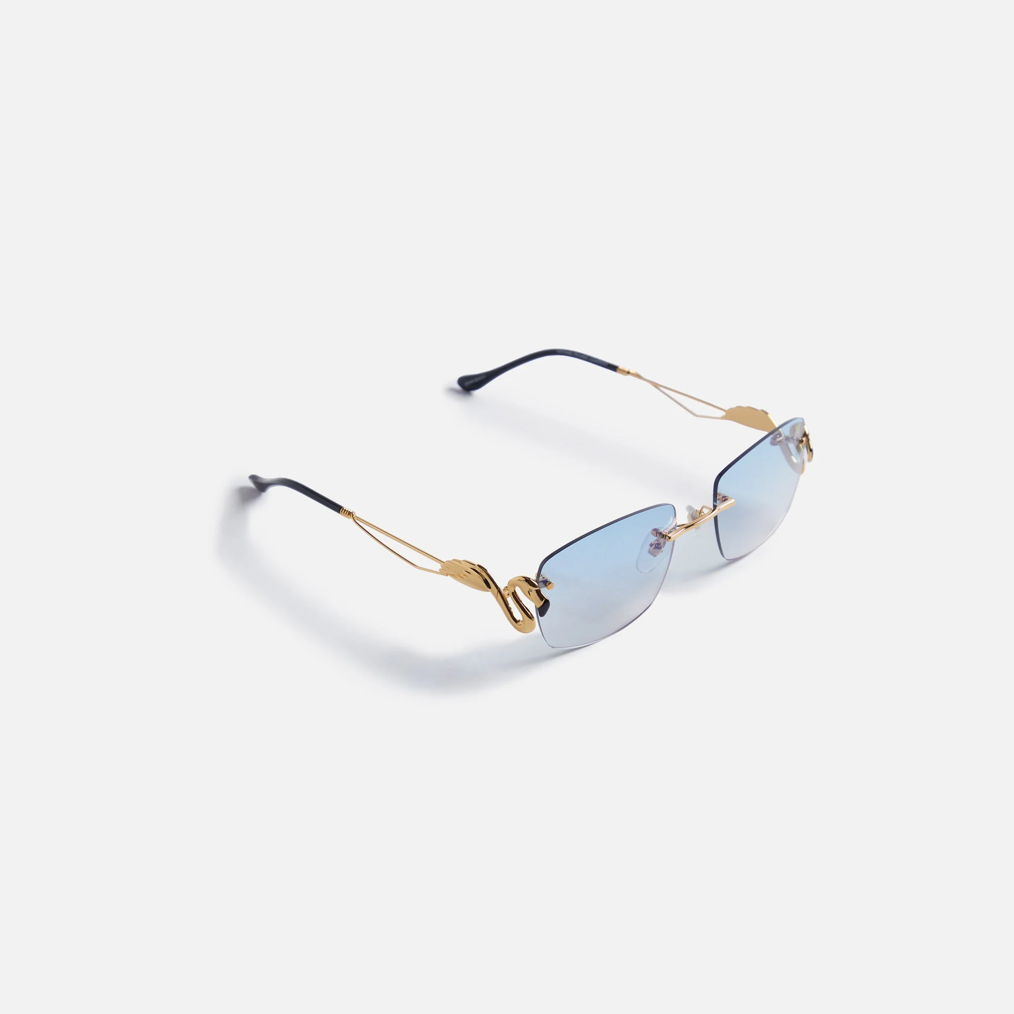 Vintage Frames Flamingo 24Kt Yellow Gold - Blue Gradient - Image 2