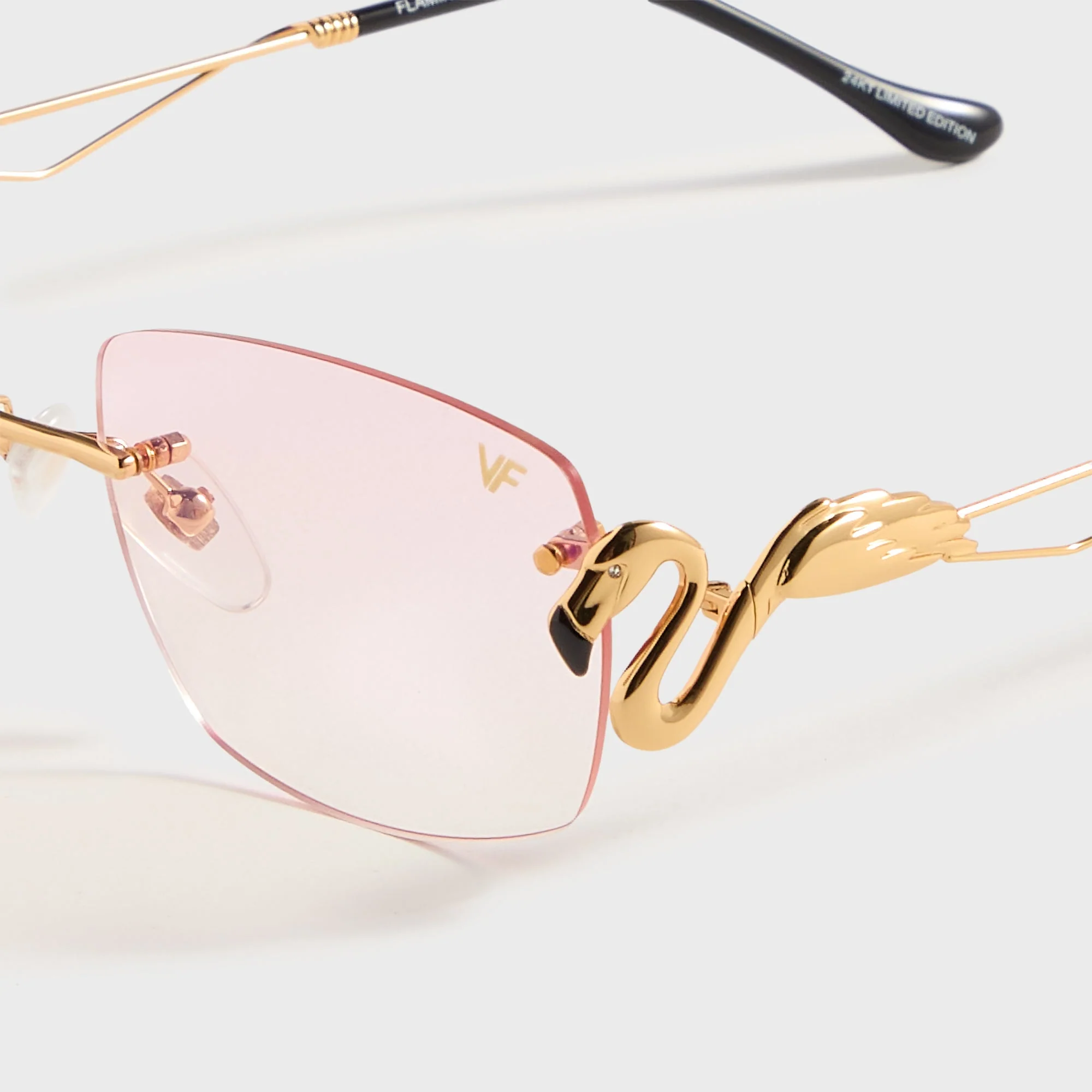 Vintage Frames Flamingo 24KT Yellow Gold - Pink Gradient - Image 3