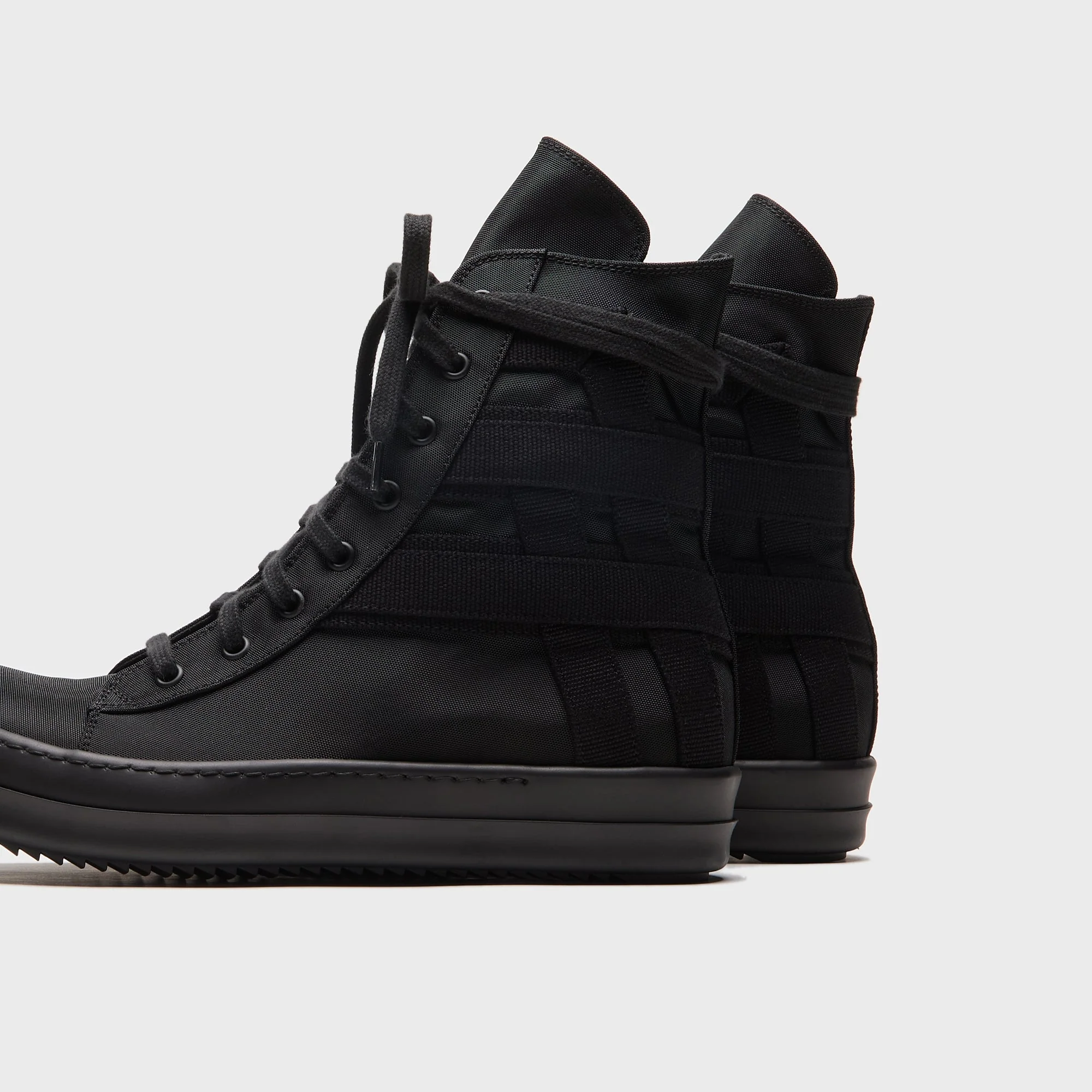 Rick Owens DRKSHDW Temple Vegan Sneaks - Black - Image 3