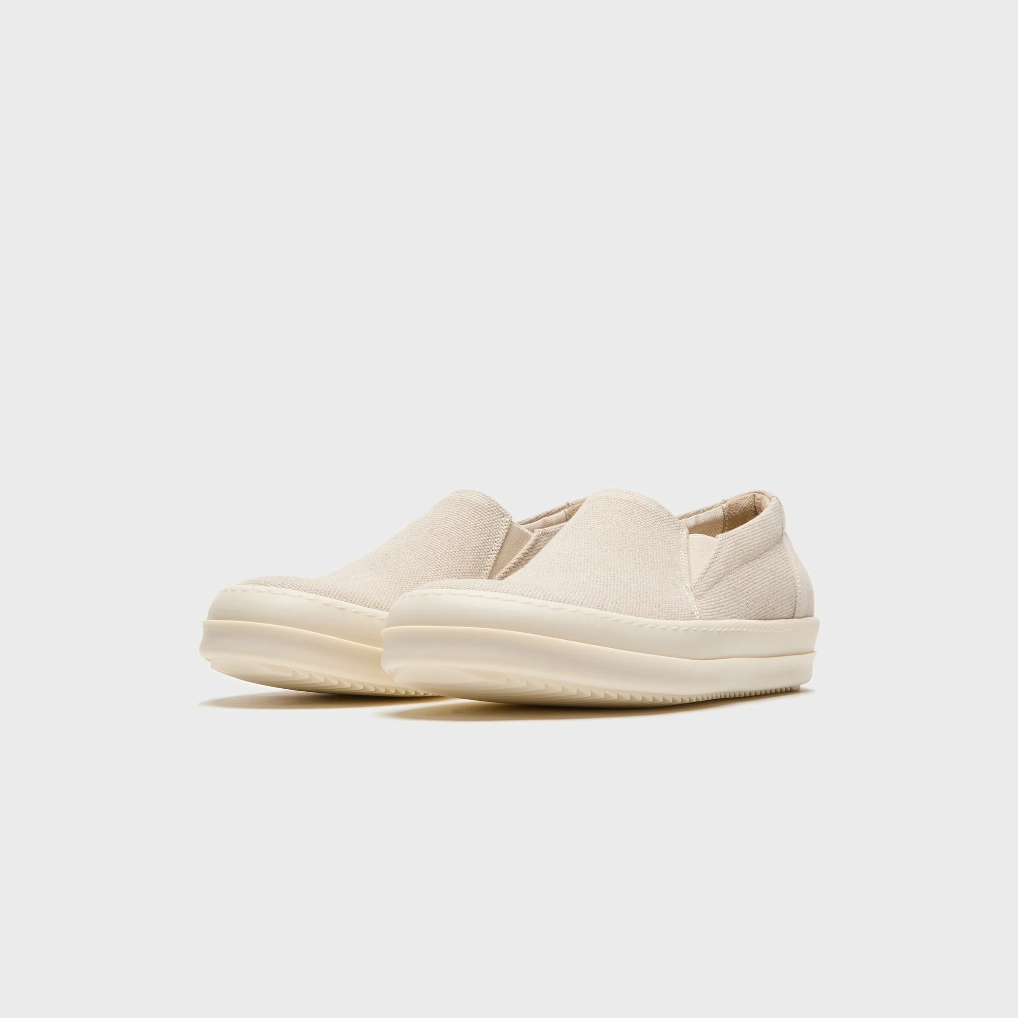 Rick Owens Temple Penta Boat Sneaks - Natural / Milk - Image 2