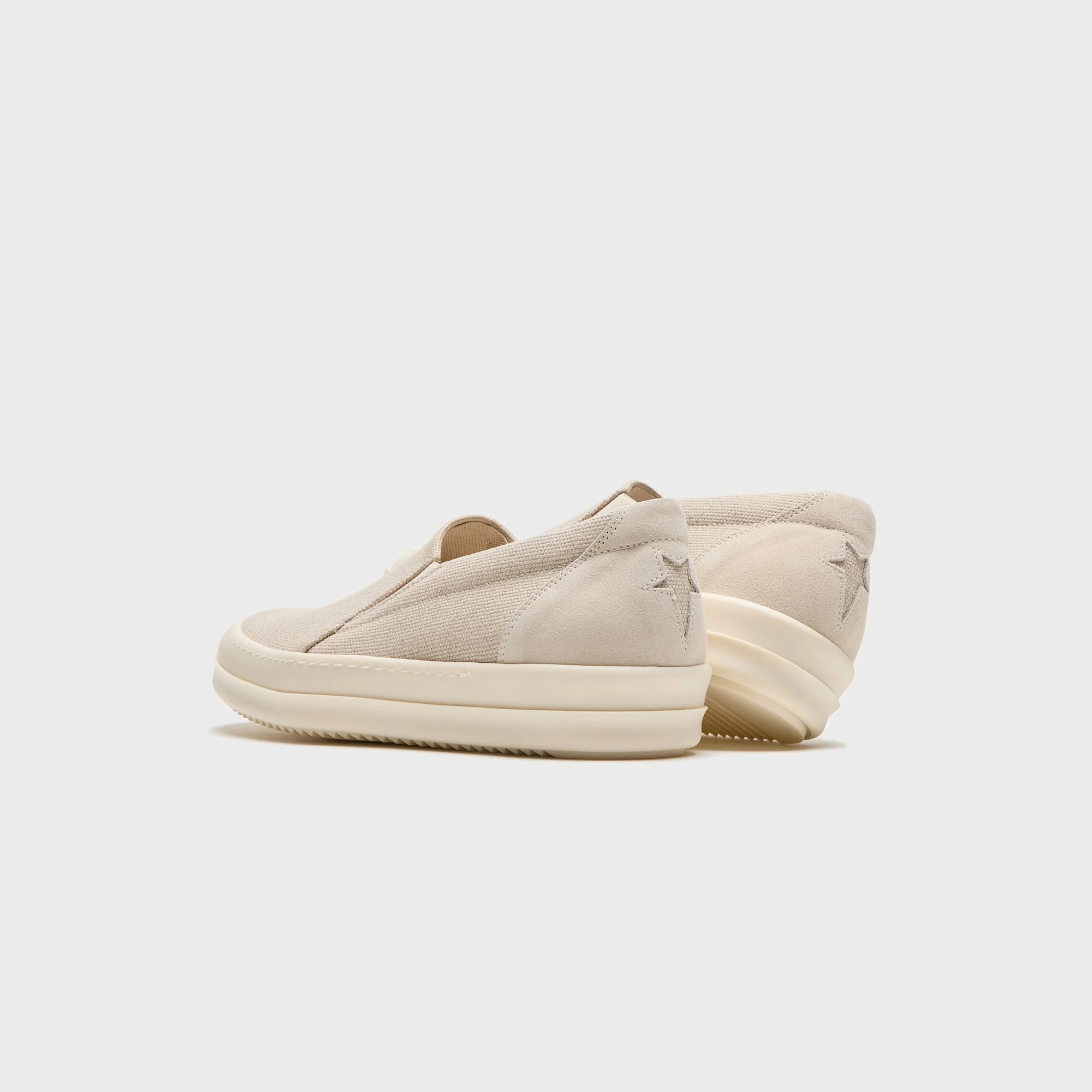 Rick Owens Temple Penta Boat Sneaks - Natural / Milk - Image 3
