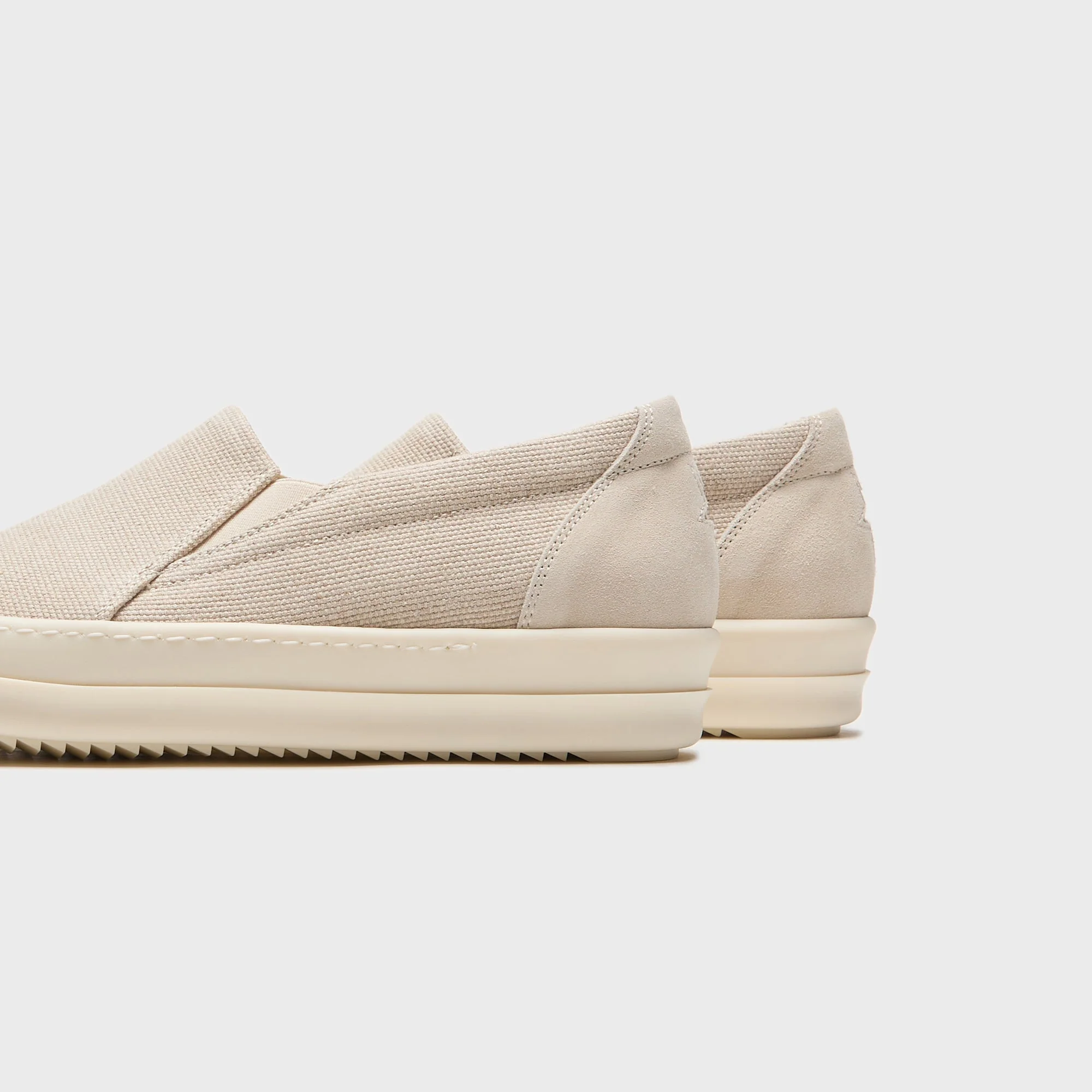 Rick Owens Temple Penta Boat Sneaks - Natural / Milk - Image 4