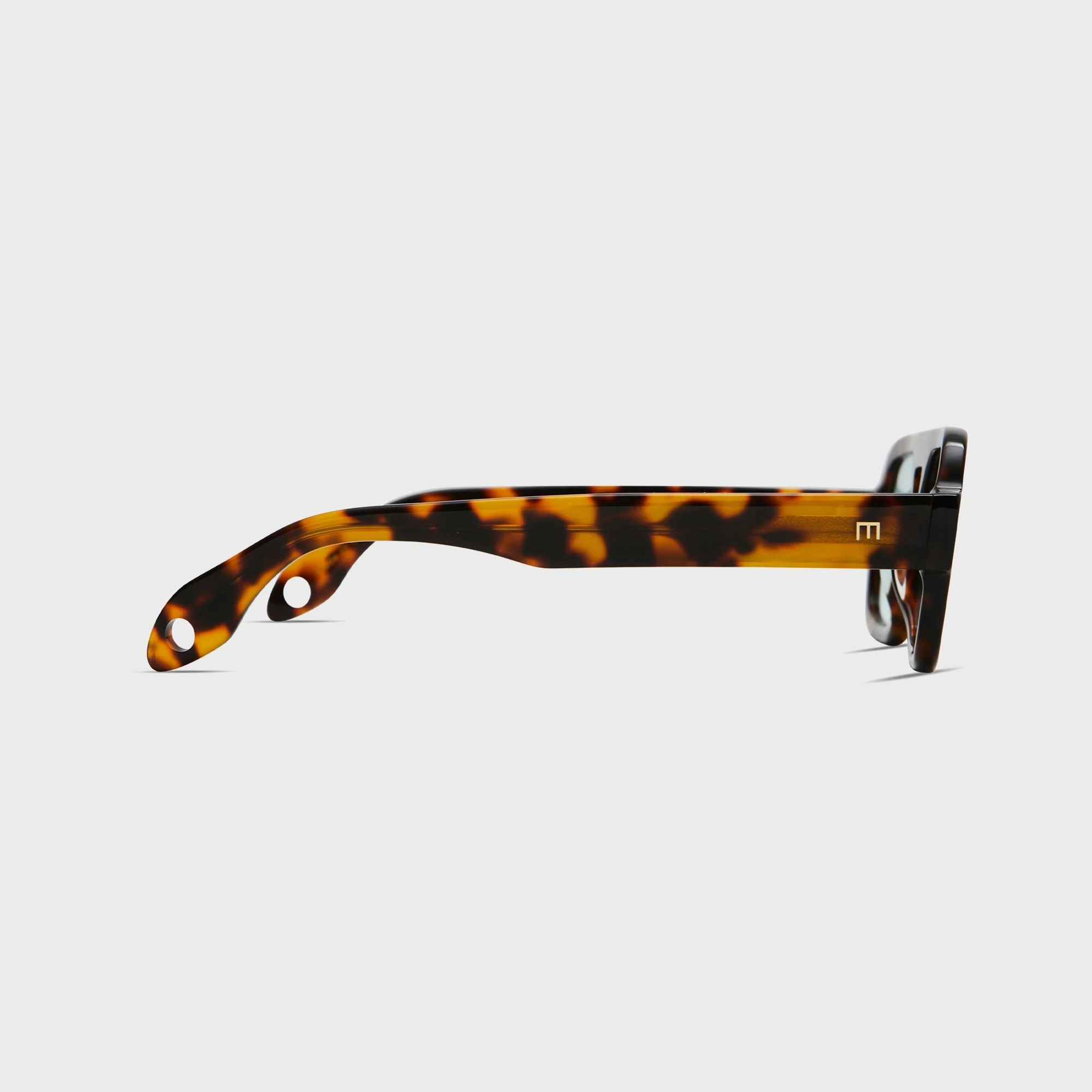 Elisa Johnson Jane Mini Sunglasses - Brown Tortoise / Mint Green Lens - Image 2