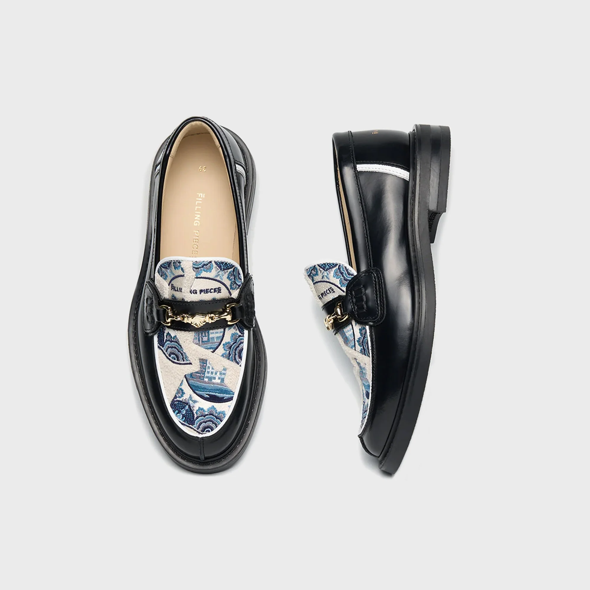 Filling Pieces Loafer - Broken Plate / Black - Image 2