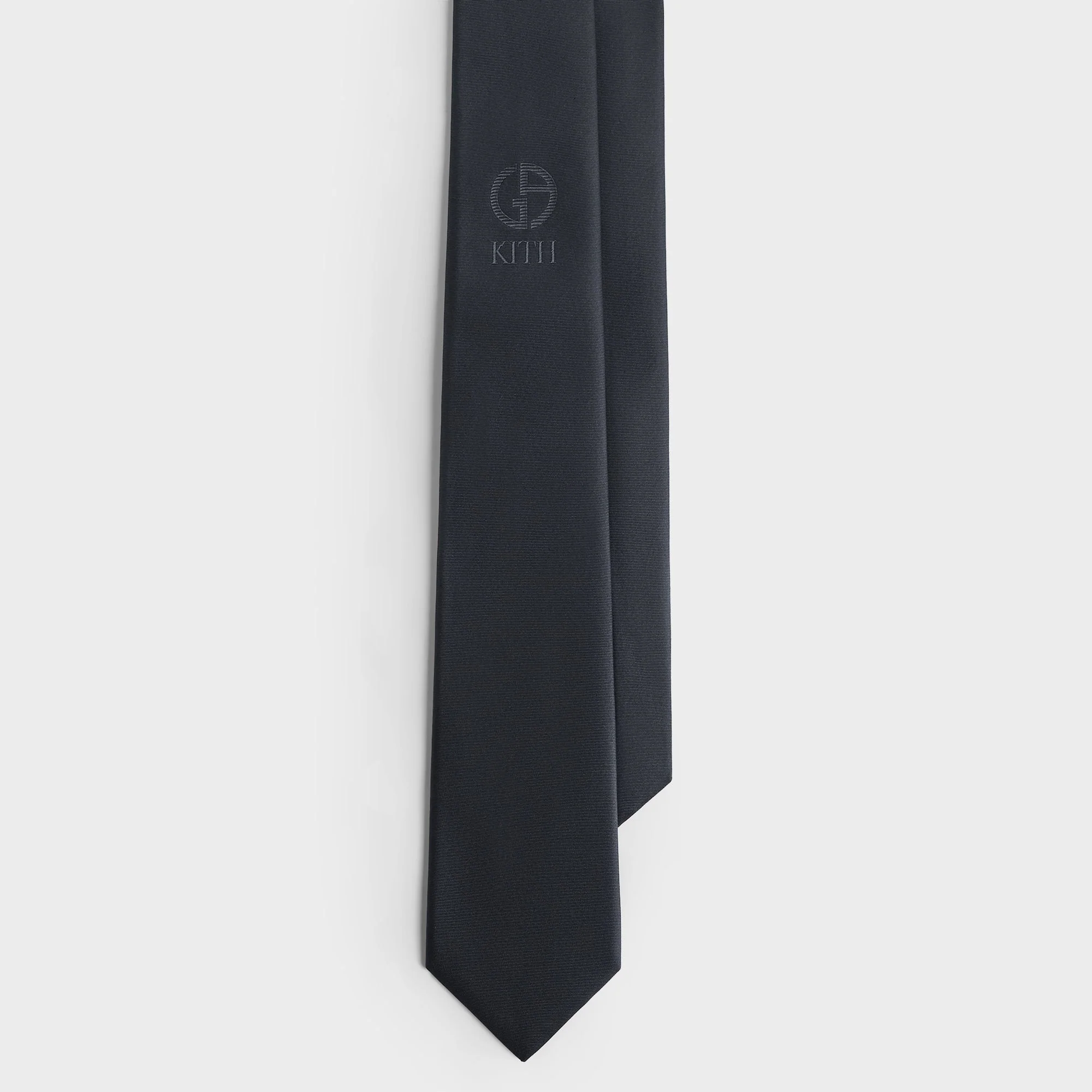 Giorgio Armani & Kith &Kin Jaquard Tie - Ink - Image 4