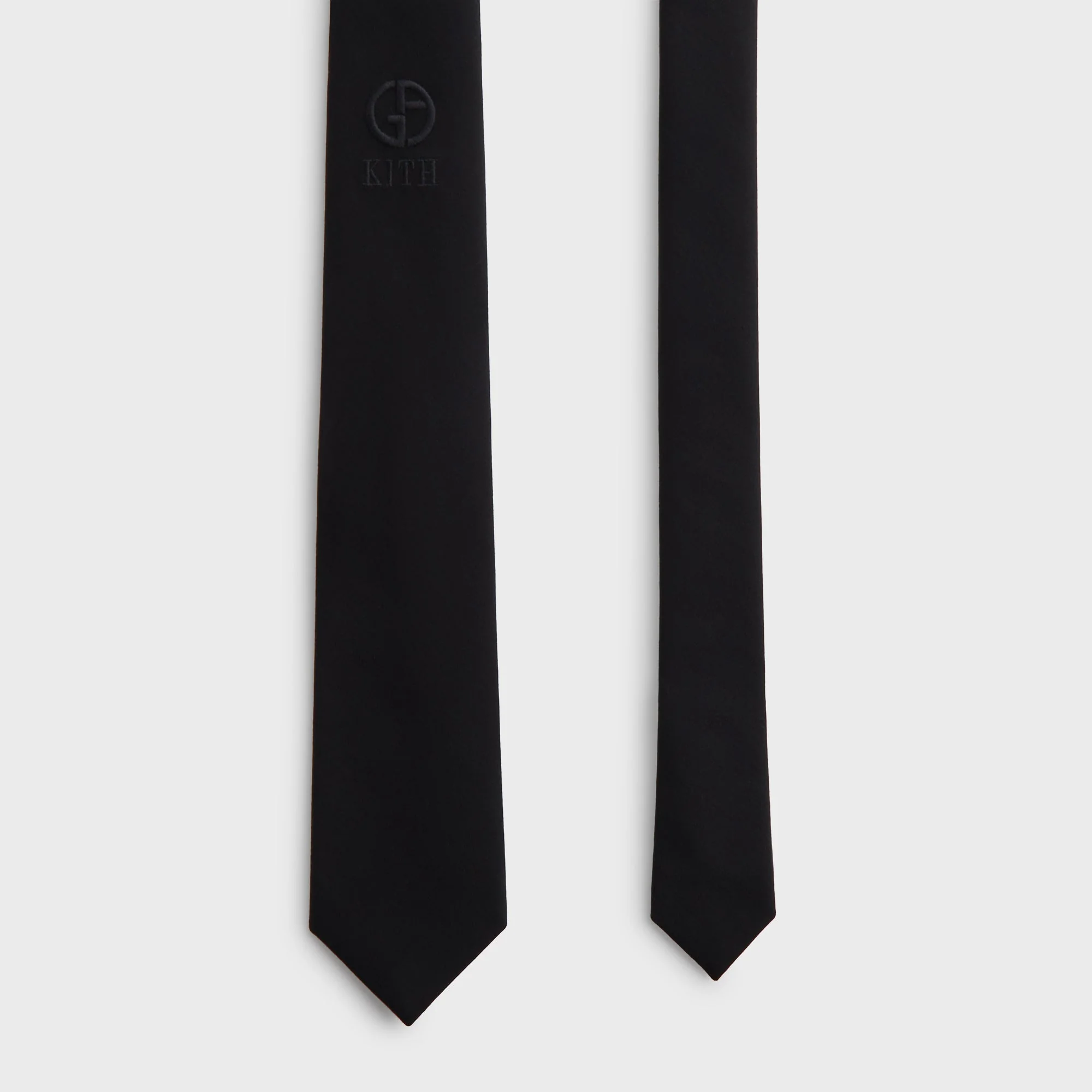 Giorgio Armani & Kith &Kin Milano Crepe Tie - Black - Image 4