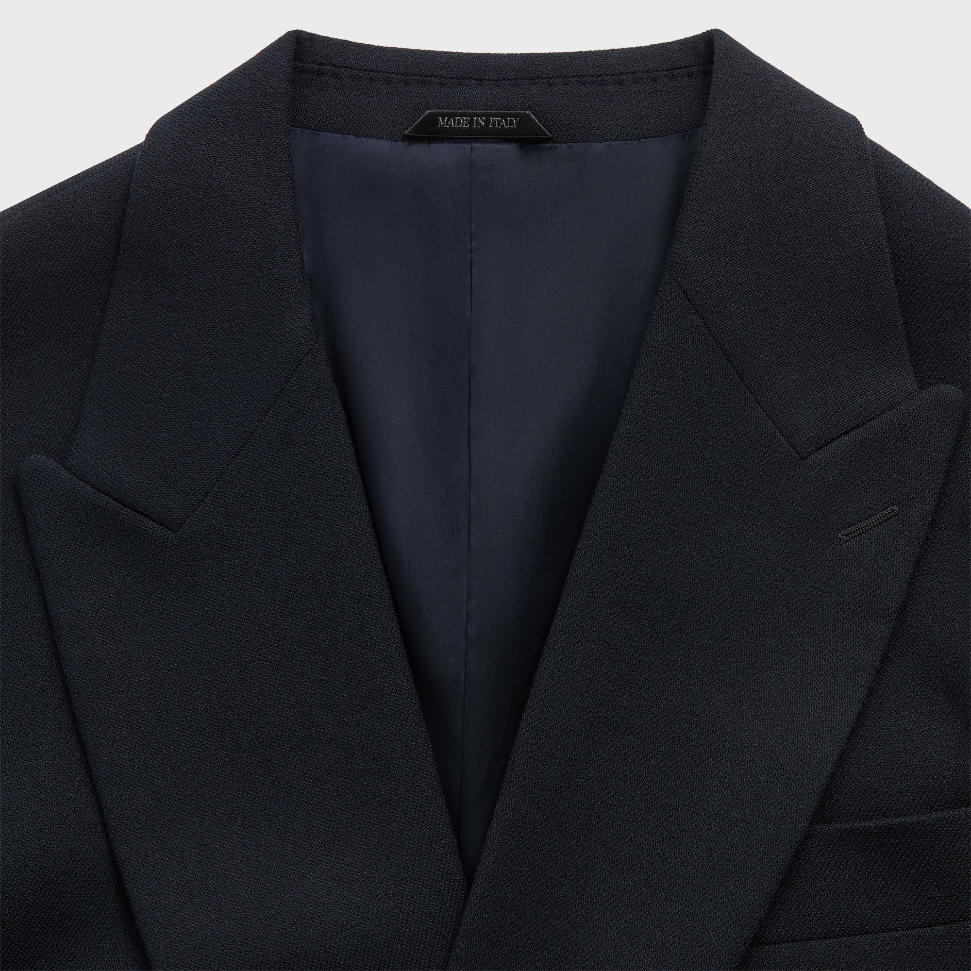 Giorgio Armani & Kith &Kin The Traveler Virgin Wool Double-Breasted Jacket - Ink - Image 4