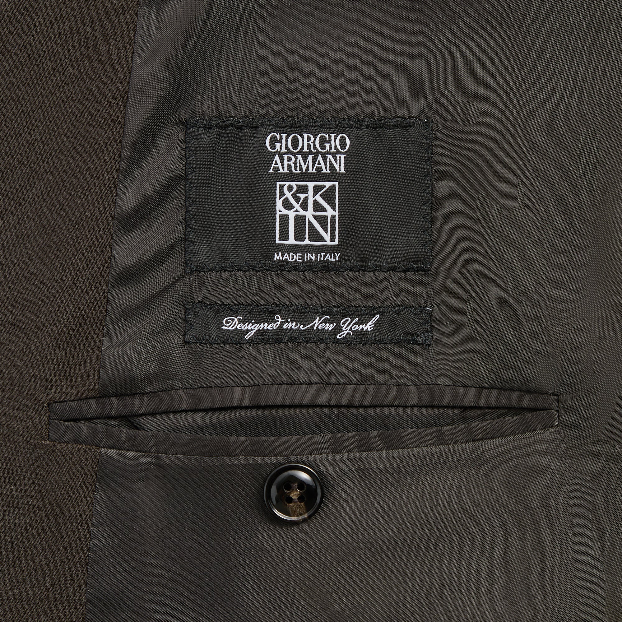 Giorgio Armani & Kith &Kin The Artist Virgin Wool Double-Breasted Jacket - Kindling - Image 7