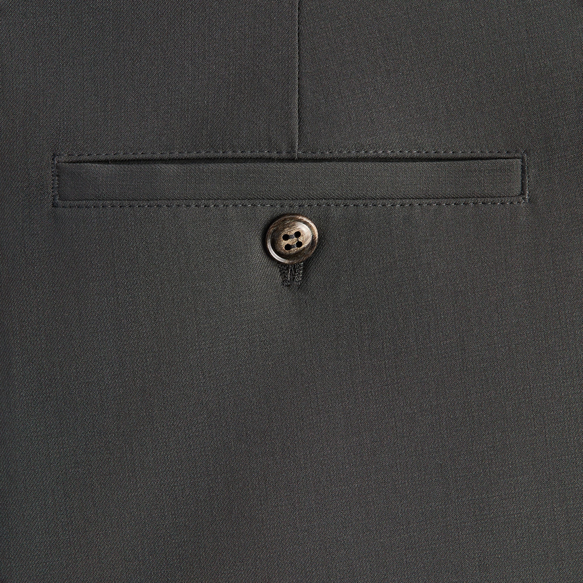 Giorgio Armani & Kith &Kin Milano Crepe Flat Front Trouser - Dark Ash - Image 6