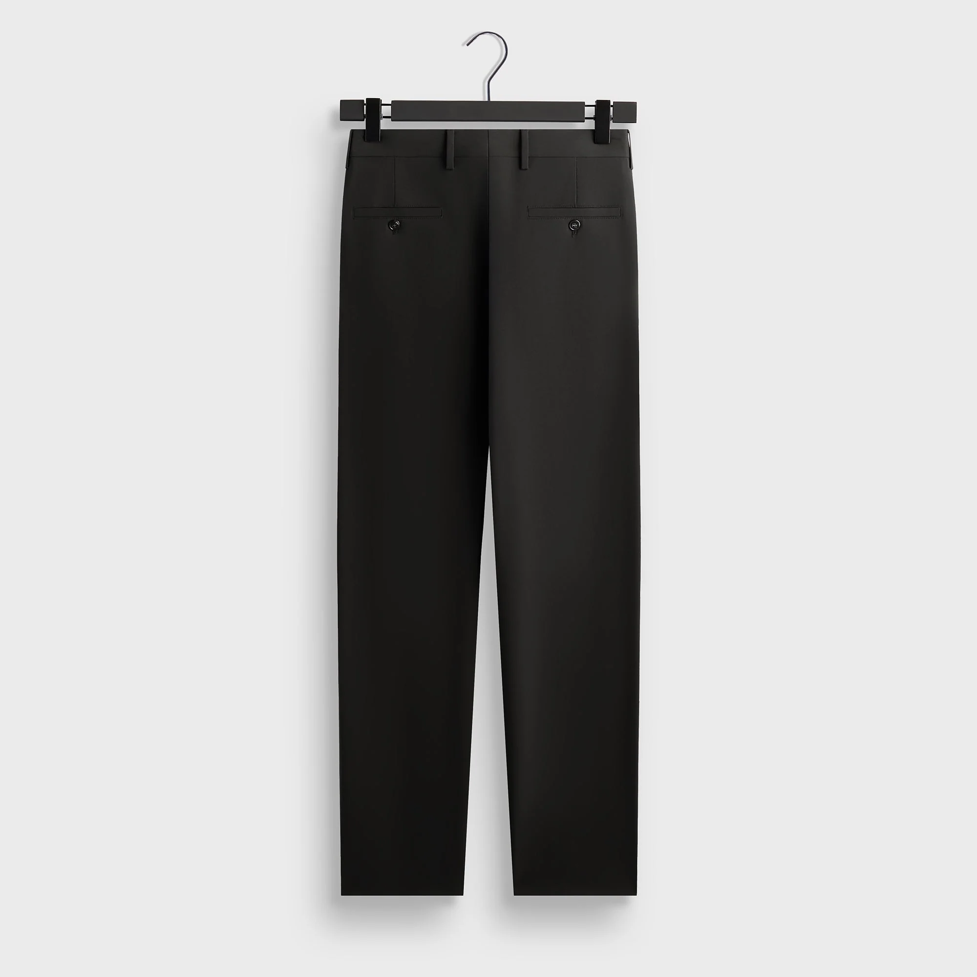 Giorgio Armani & Kith &Kin Milano Crepe Flat Front Trouser - Black - Image 3