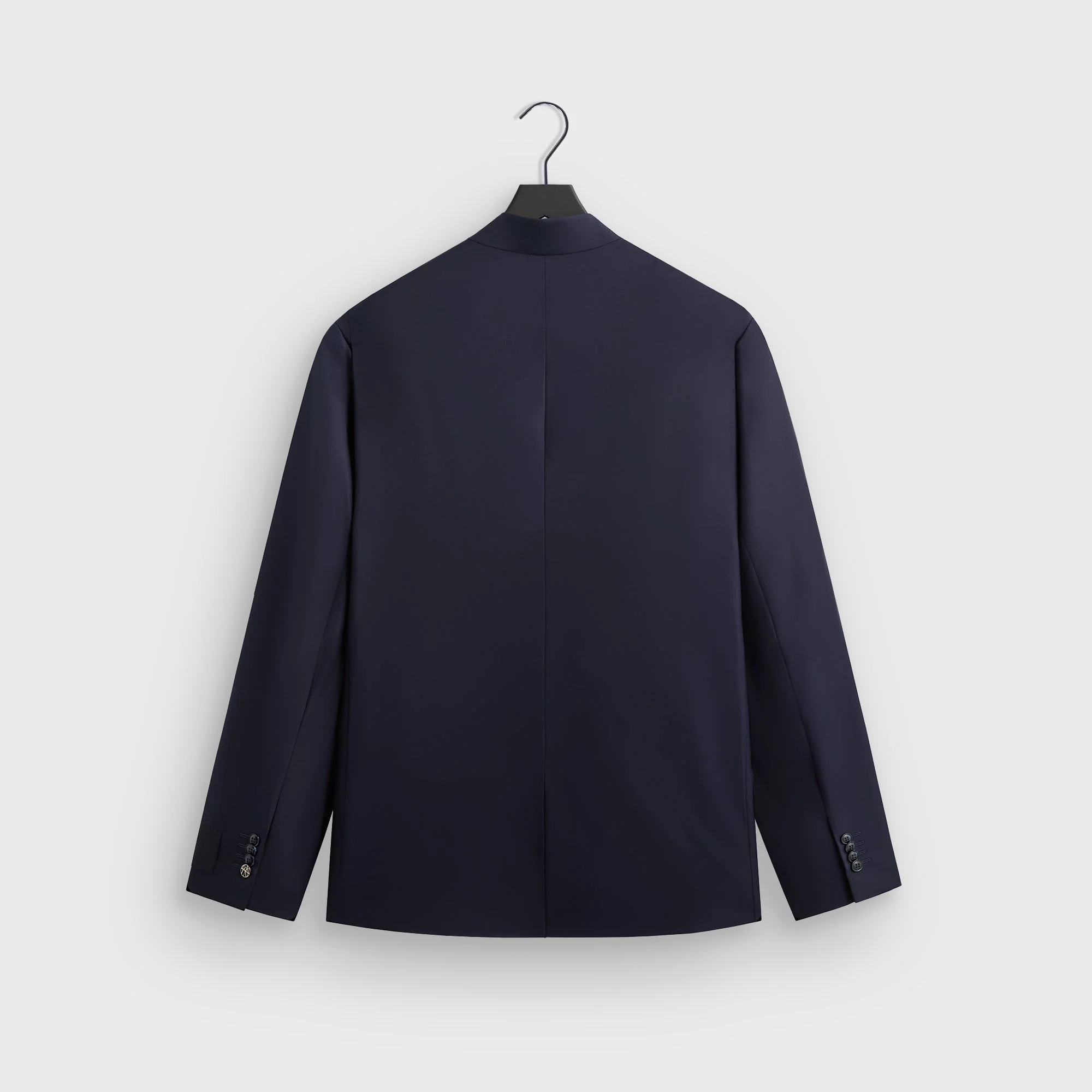 Giorgio Armani & Kith &Kin Cropped Collarless Jacket - Blue / Navy - Image 3