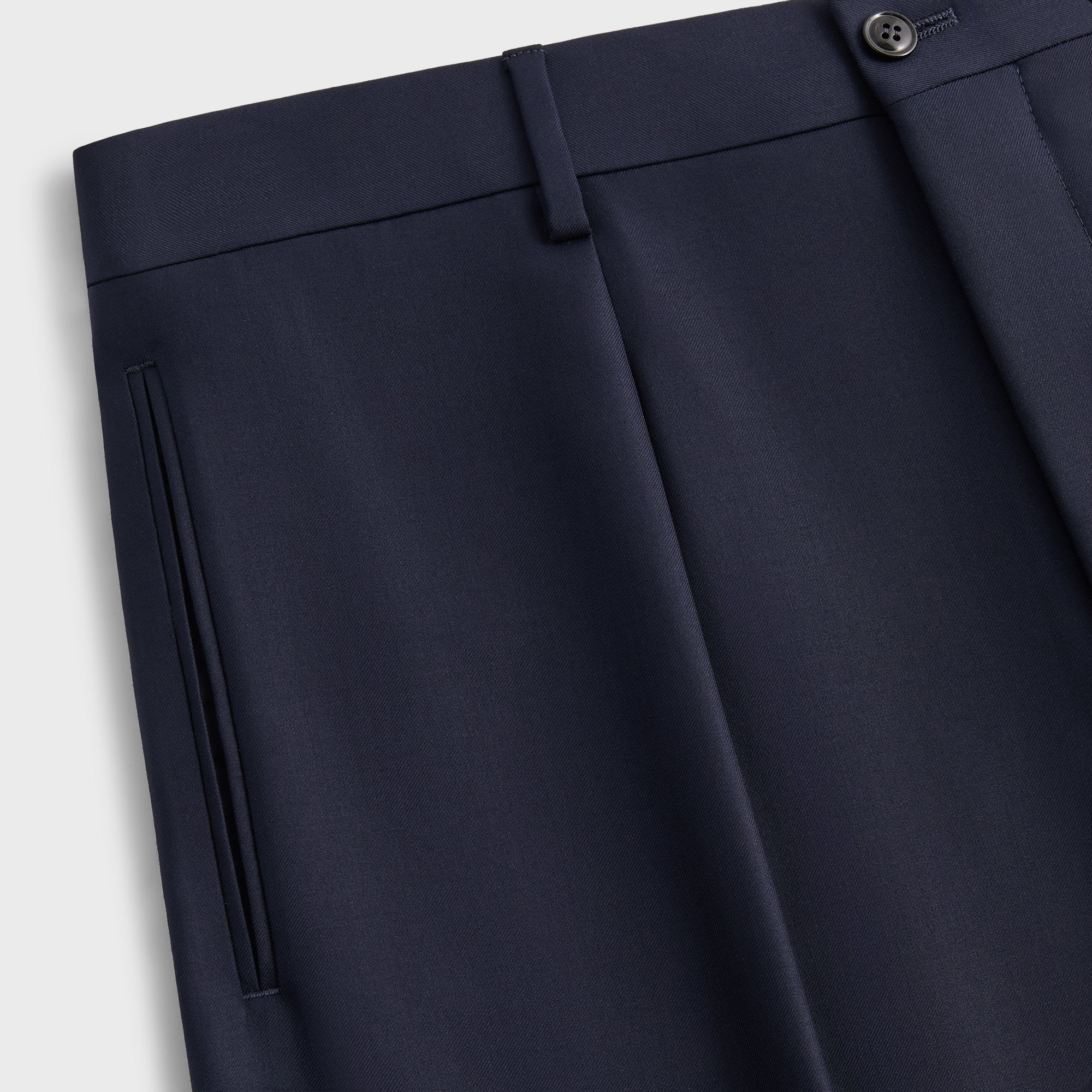 Giorgio Armani & Kith &Kin Flat Front Trouser - Blue / Navy - Image 4