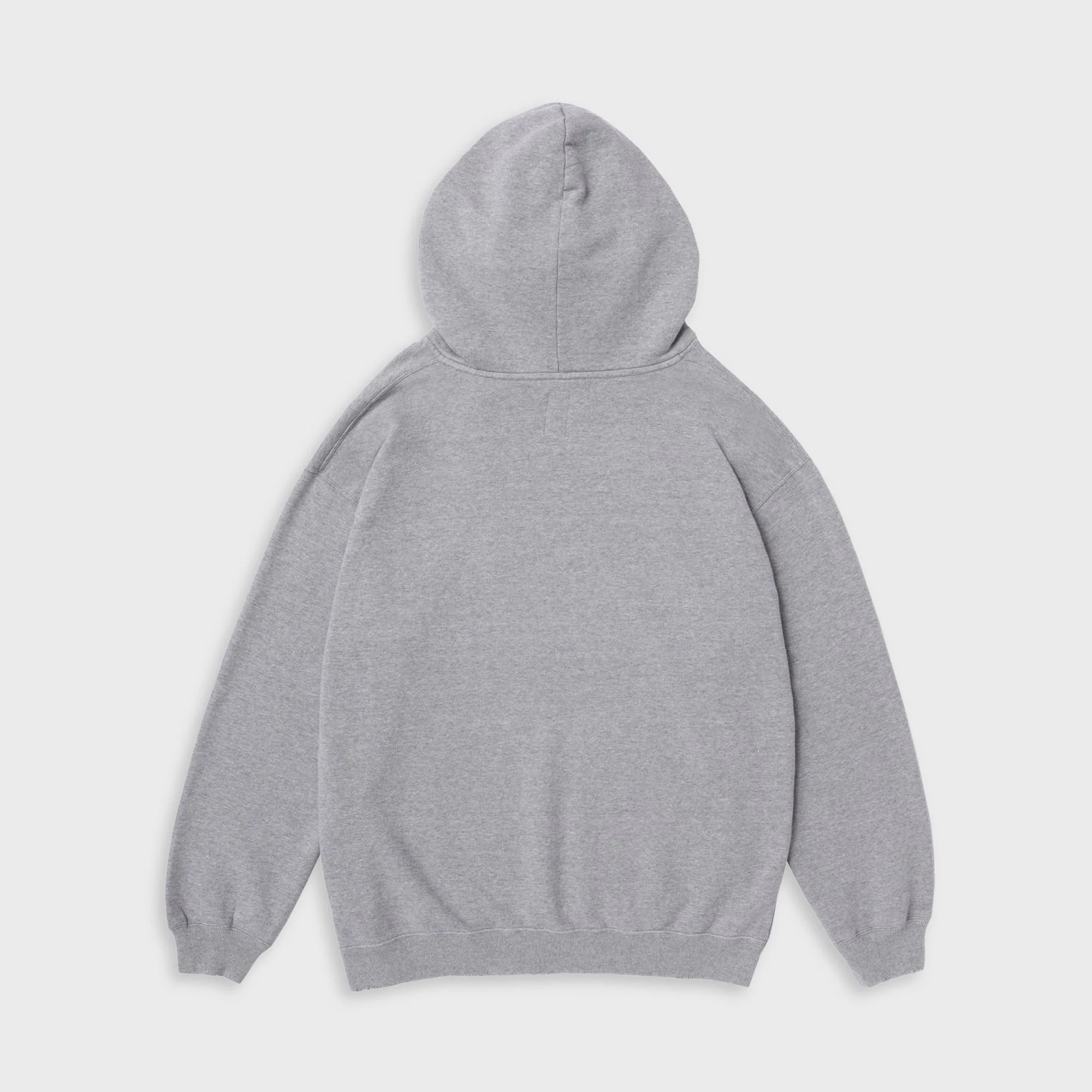 vowels Faded Collegiate Hoodie - Grey Heather - Image 2