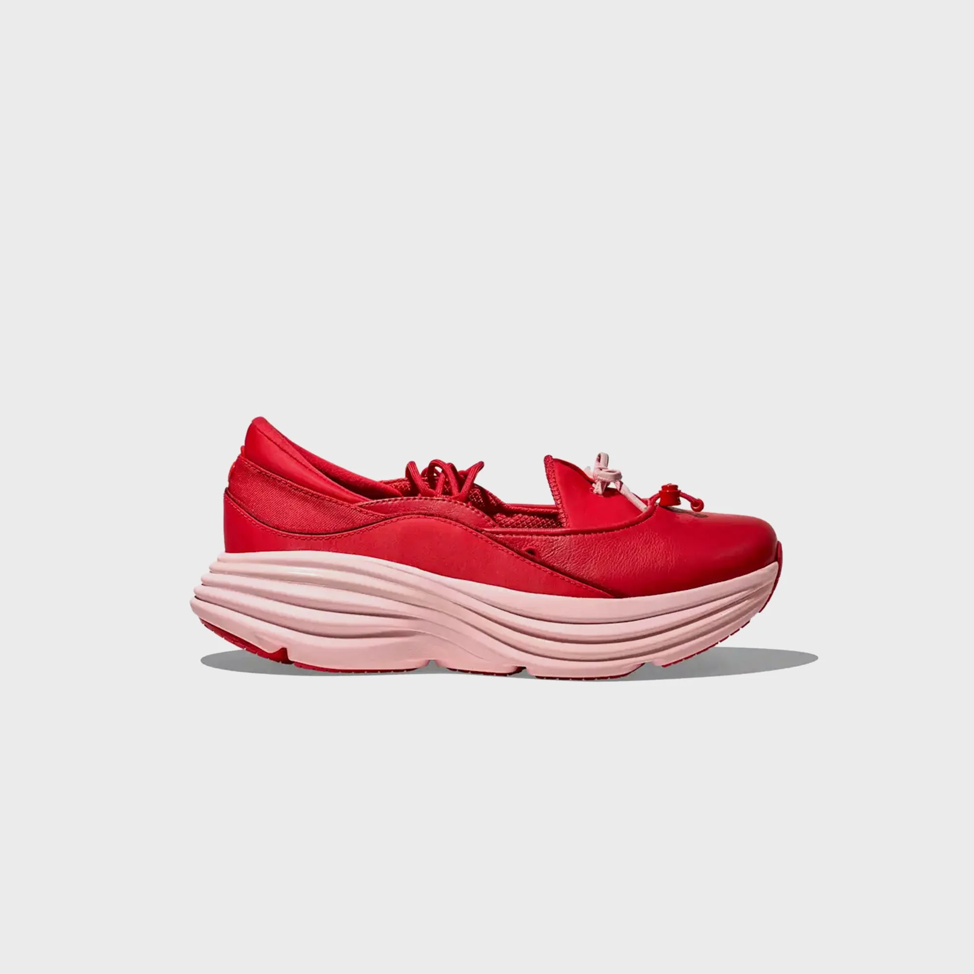 HOKA Bondi Mary Jane - Cerise / Rose Tea
