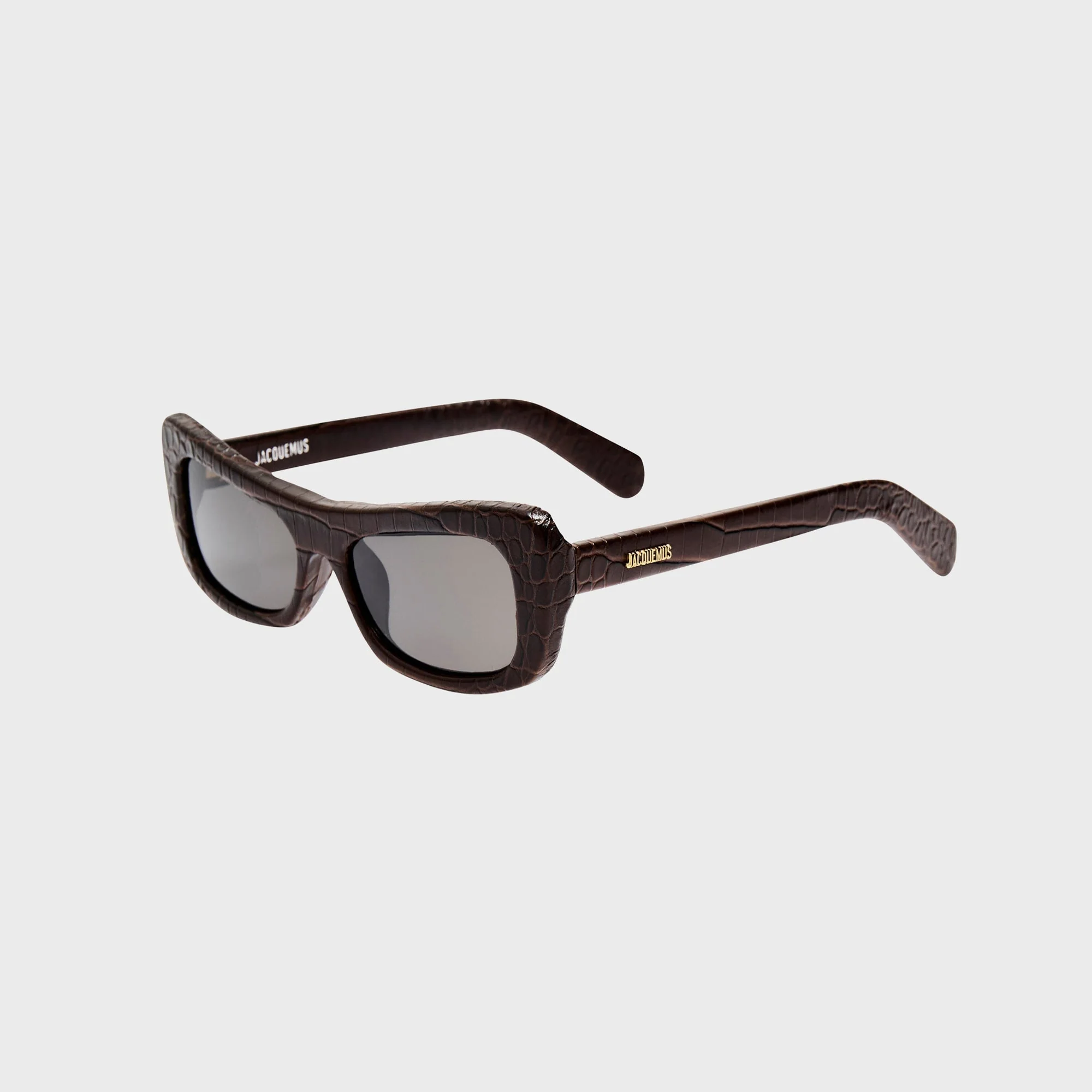 Jacquemus Capri Sunglasses - Brown Croc - Image 2
