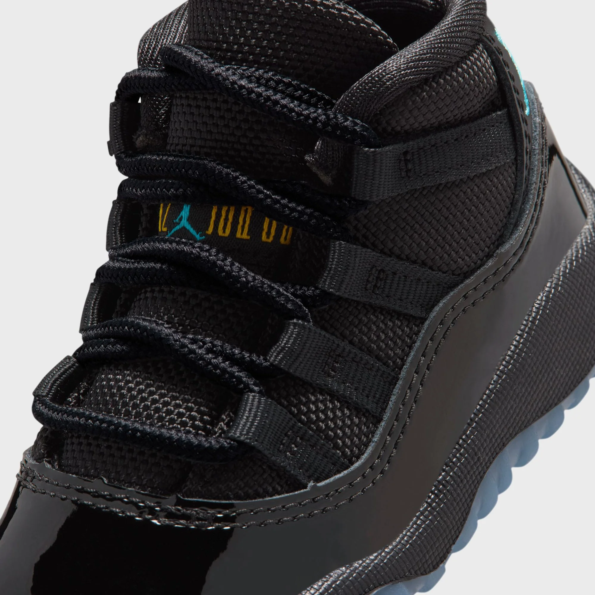 Nike TD Air Jordan 11 Retro - Black / Gamma Blue / Varsity Maize - Image 6
